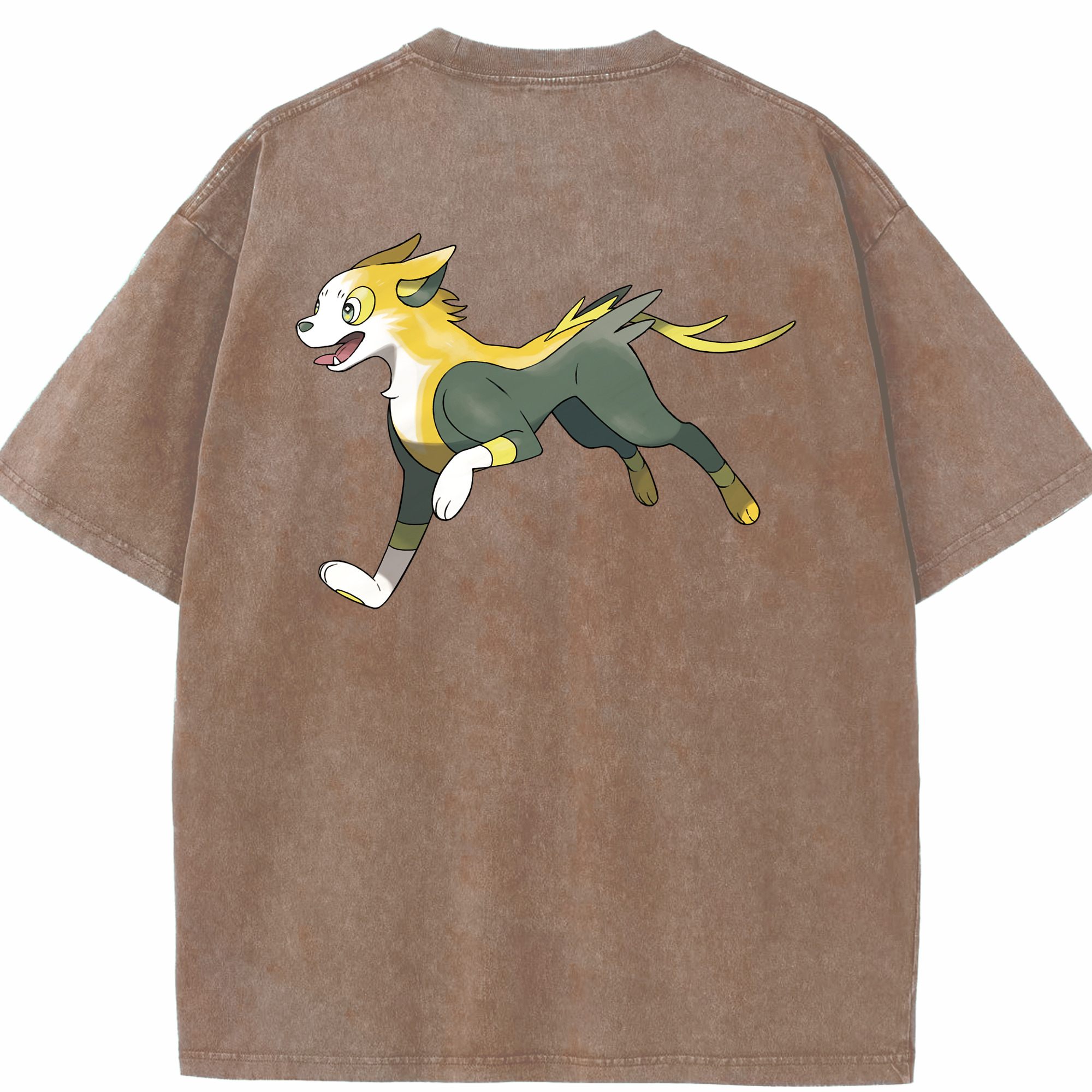 （画像用） ポケットモンスター Pokémon 綿100% ヴィンテージ風 半袖Tシャツ（背面プリント）