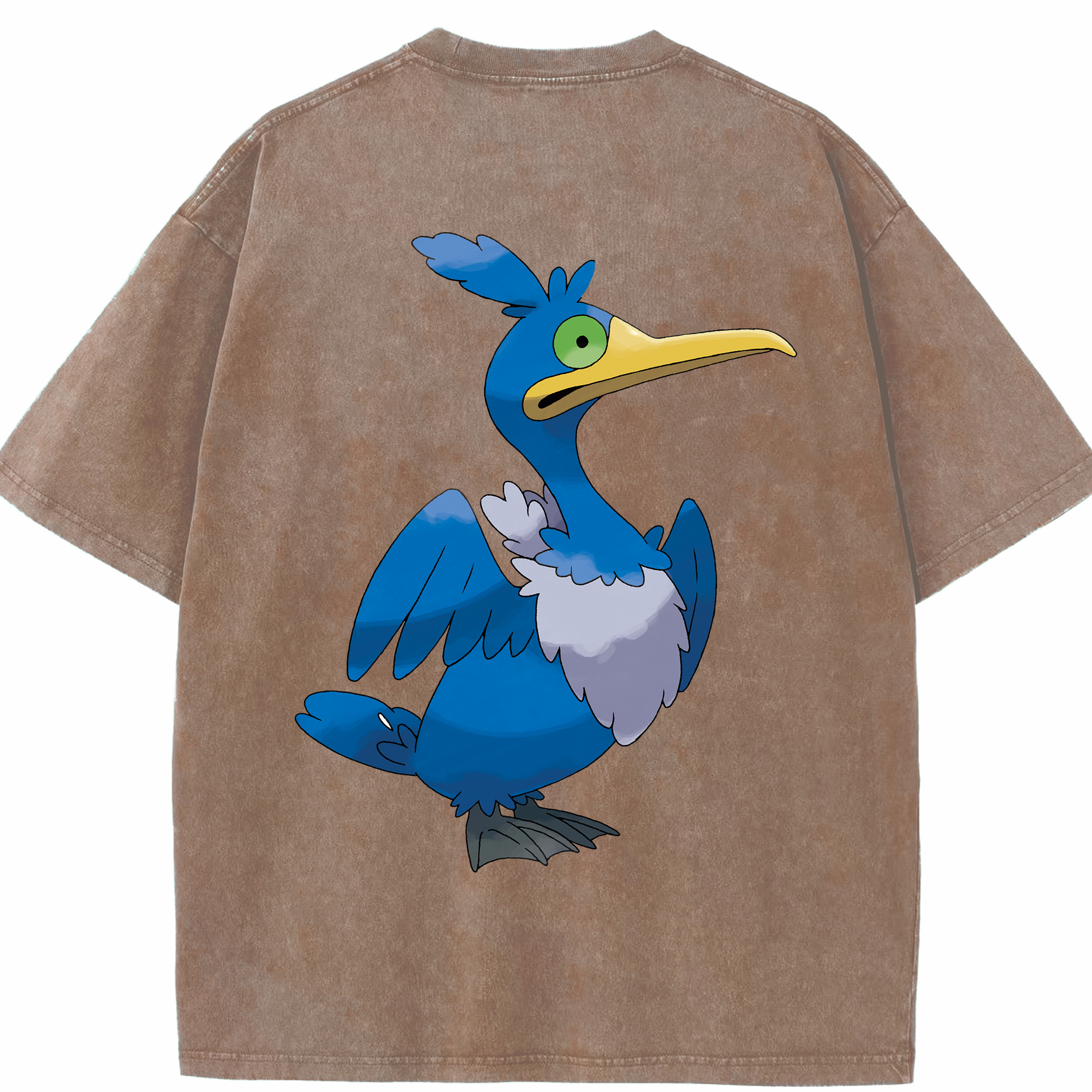 （画像用） ポケットモンスター Pokémon 綿100% ヴィンテージ風 半袖Tシャツ（背面プリント）