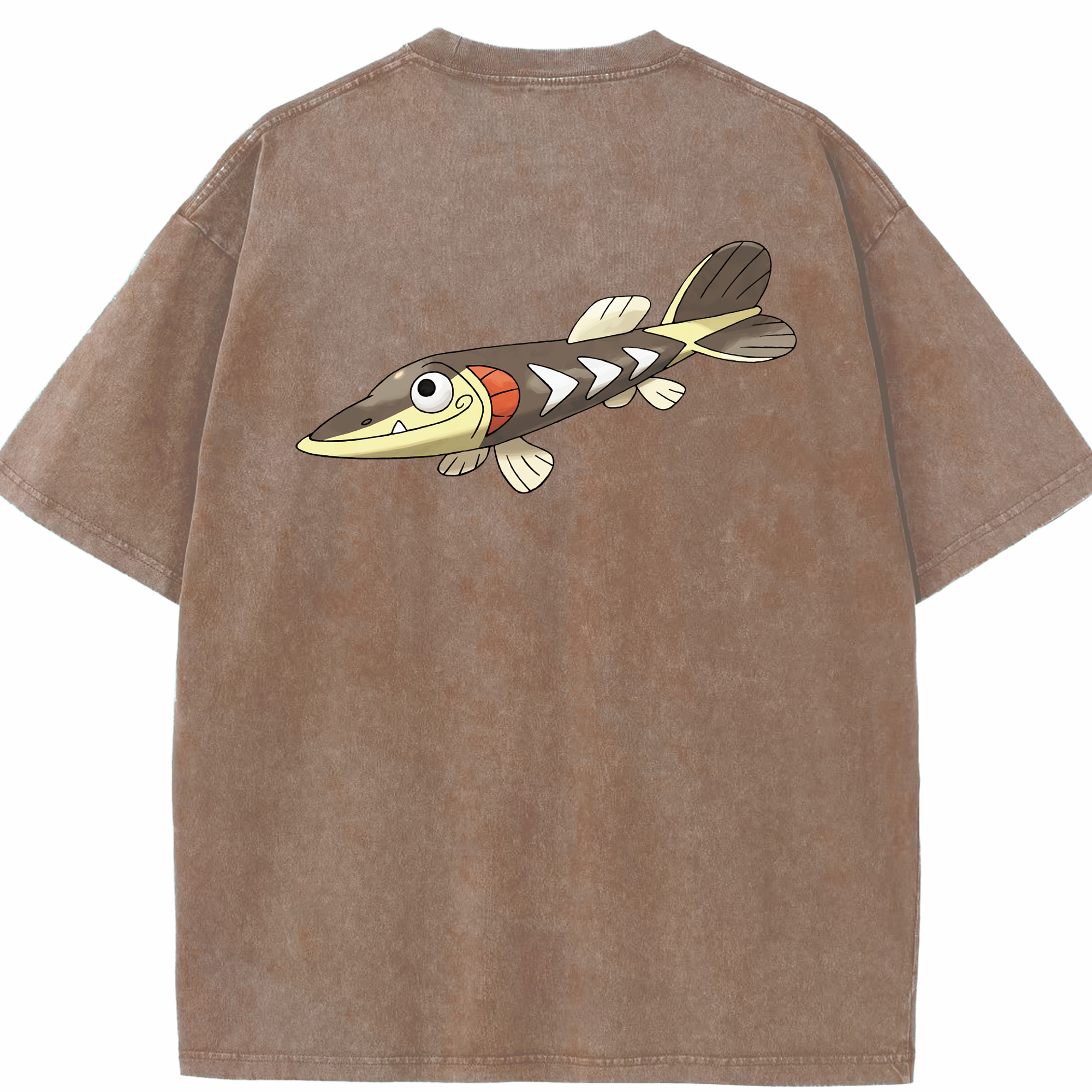 （画像用） ポケットモンスター Pokémon 綿100% ヴィンテージ風 半袖Tシャツ（背面プリント）