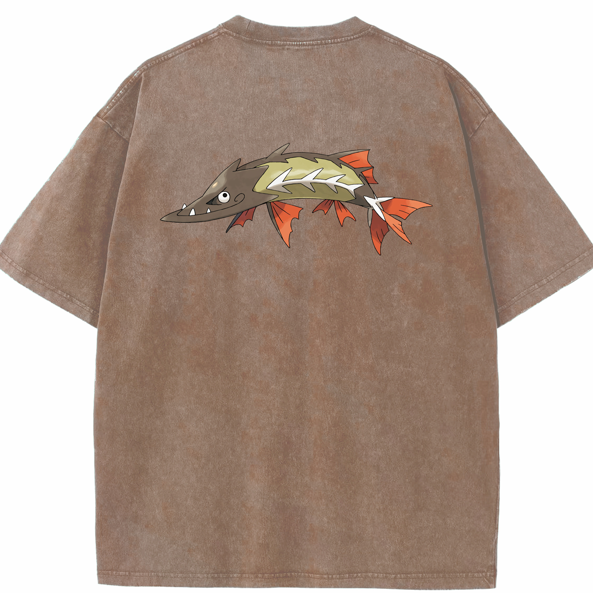 （画像用） ポケットモンスター Pokémon 綿100% ヴィンテージ風 半袖Tシャツ（背面プリント）