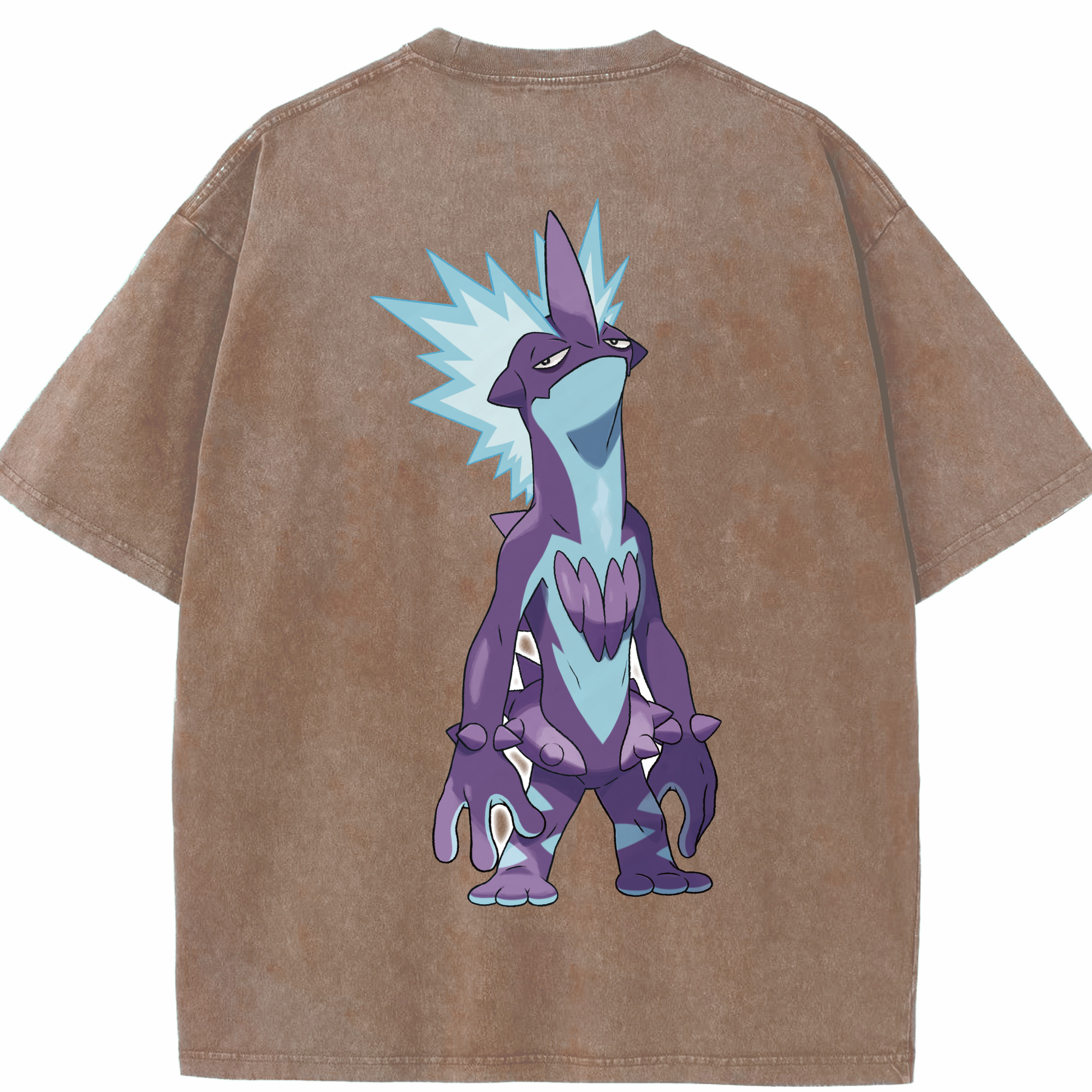 （画像用） ポケットモンスター Pokémon 綿100% ヴィンテージ風 半袖Tシャツ（背面プリント）