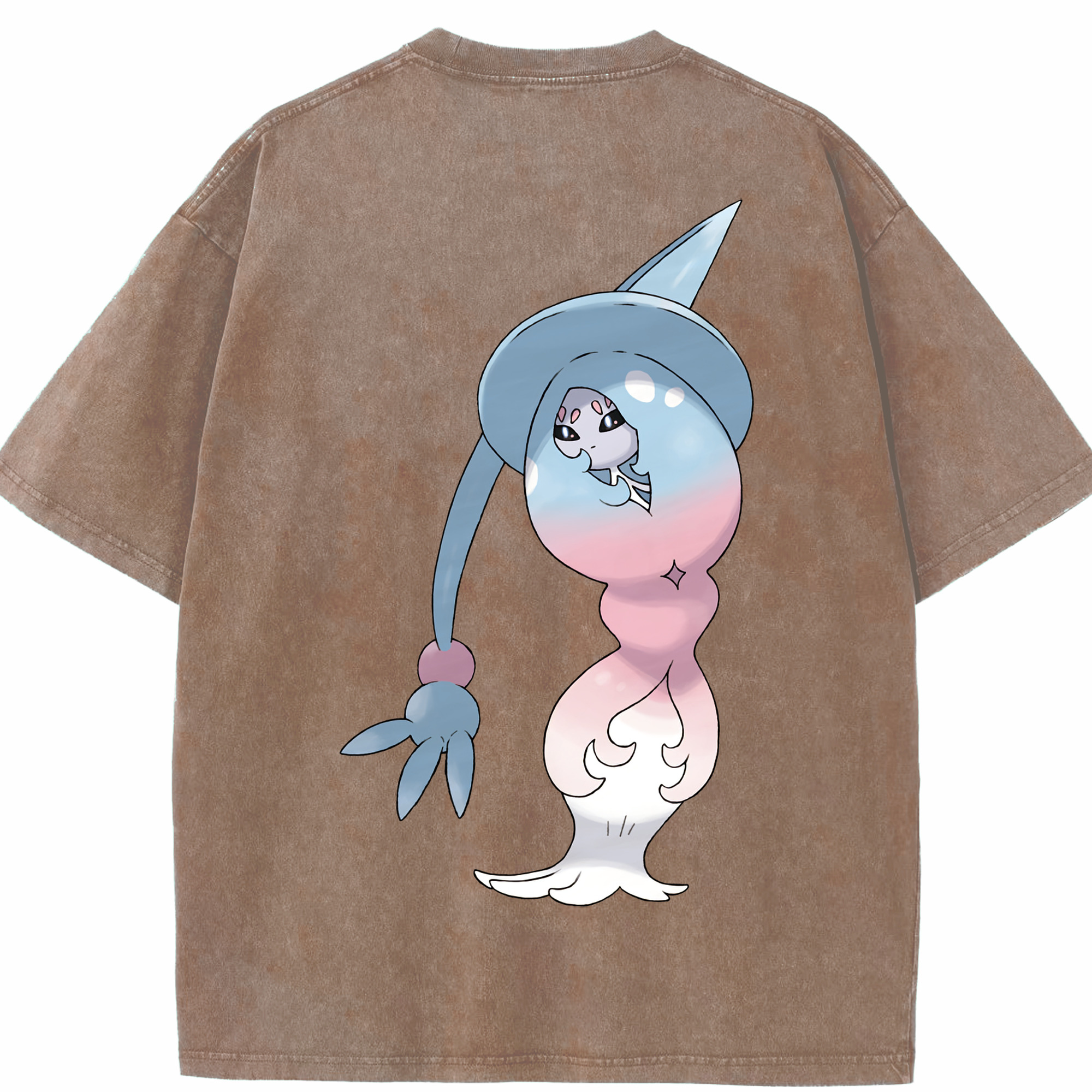 （画像用） ポケットモンスター Pokémon 綿100% ヴィンテージ風 半袖Tシャツ（背面プリント）
