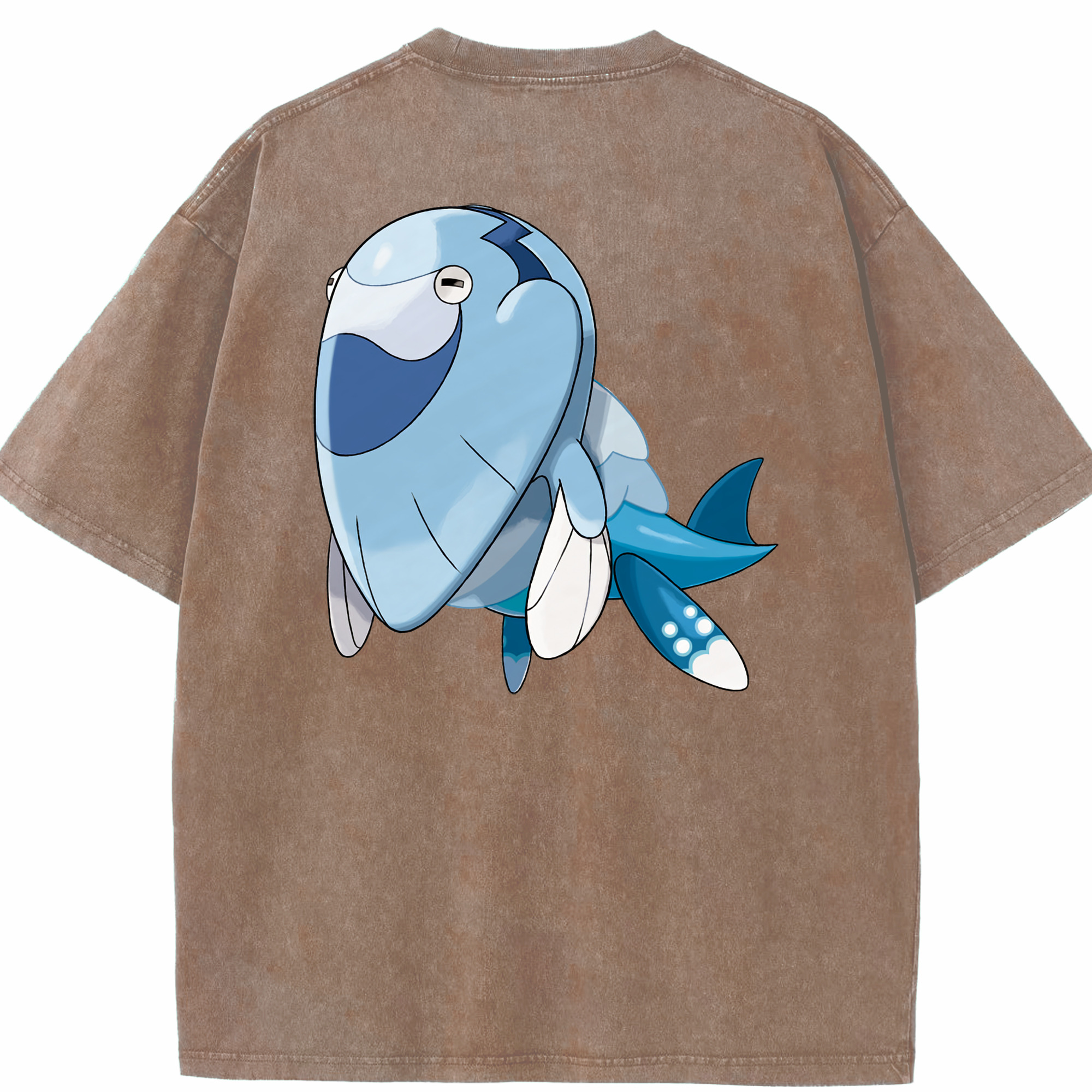 （画像用） ポケットモンスター Pokémon 綿100% ヴィンテージ風 半袖Tシャツ（背面プリント）