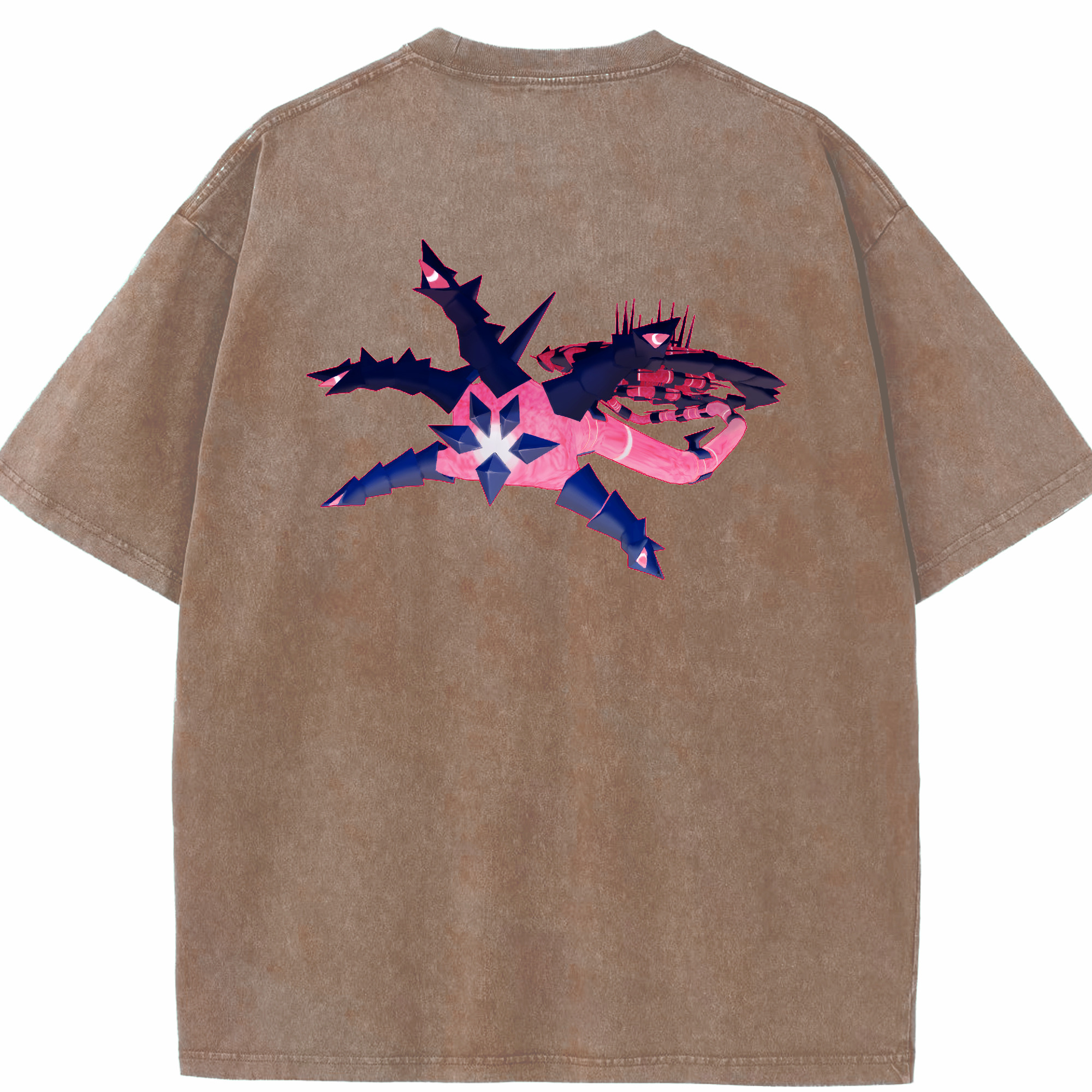 （画像用） ポケットモンスター Pokémon 綿100% ヴィンテージ風 半袖Tシャツ（背面プリント）