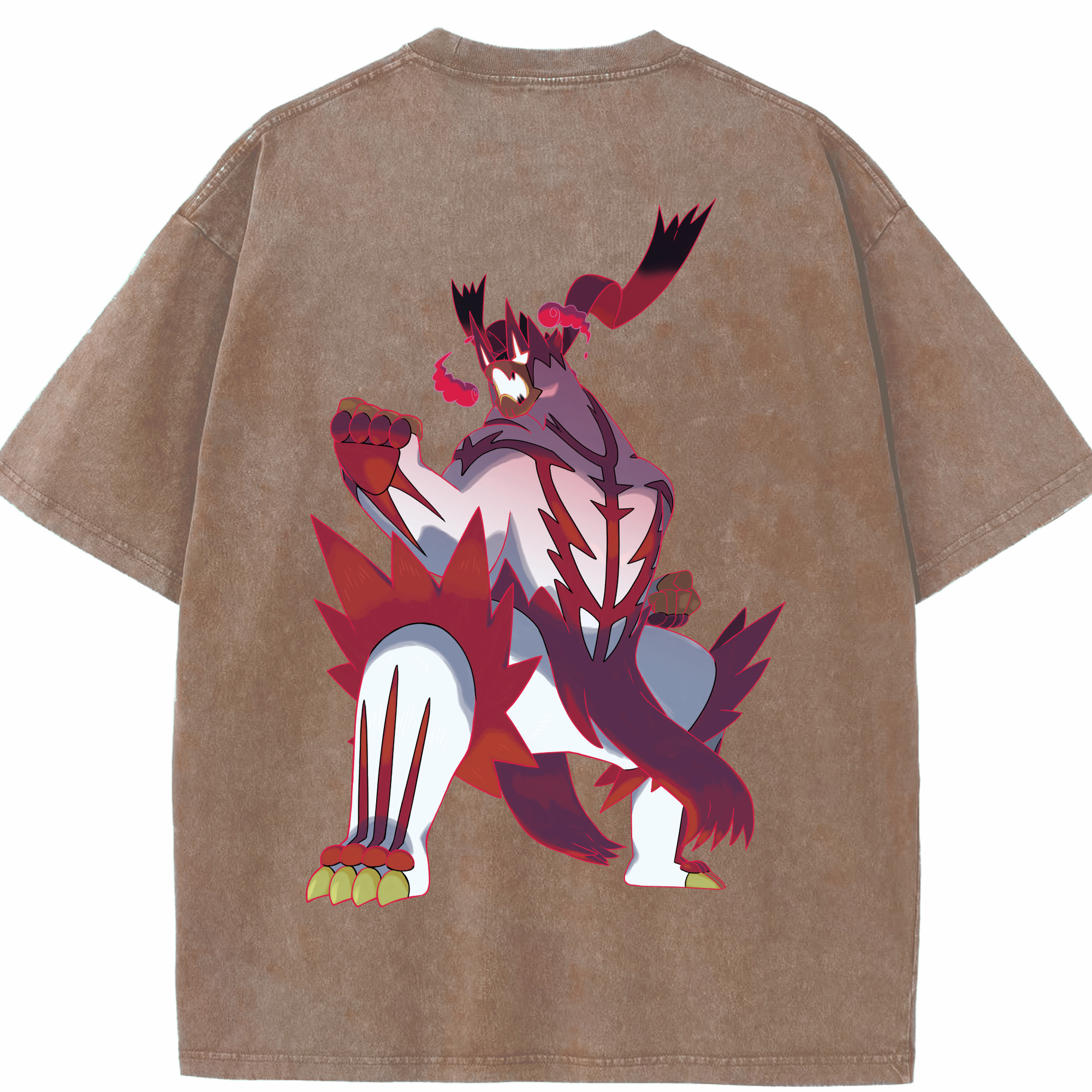 （画像用） ポケットモンスター Pokémon 綿100% ヴィンテージ風 半袖Tシャツ（背面プリント）