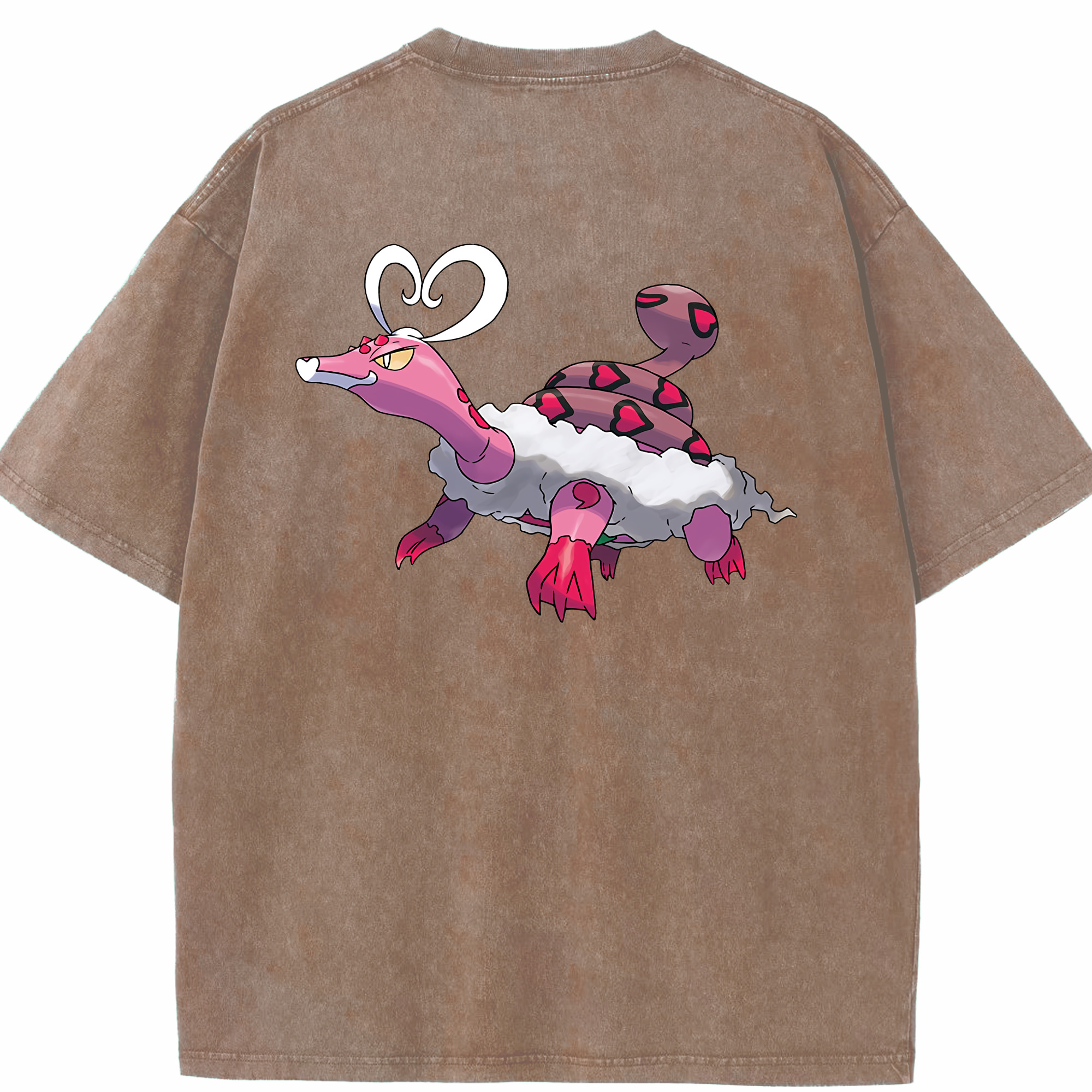 （画像用） ポケットモンスター Pokémon 綿100% ヴィンテージ風 半袖Tシャツ（背面プリント）