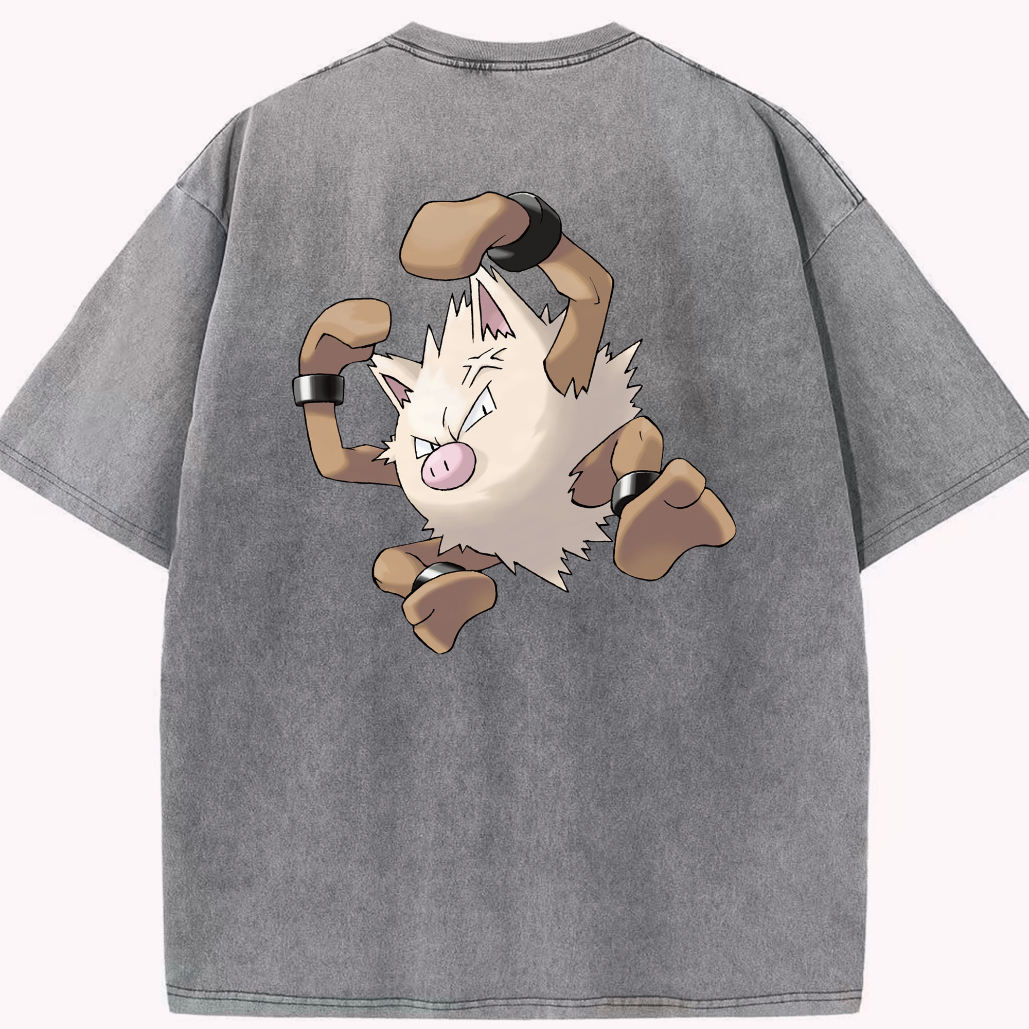 （画像用） ポケットモンスター Pokémon 綿100% ヴィンテージ風 半袖Tシャツ（背面プリント）