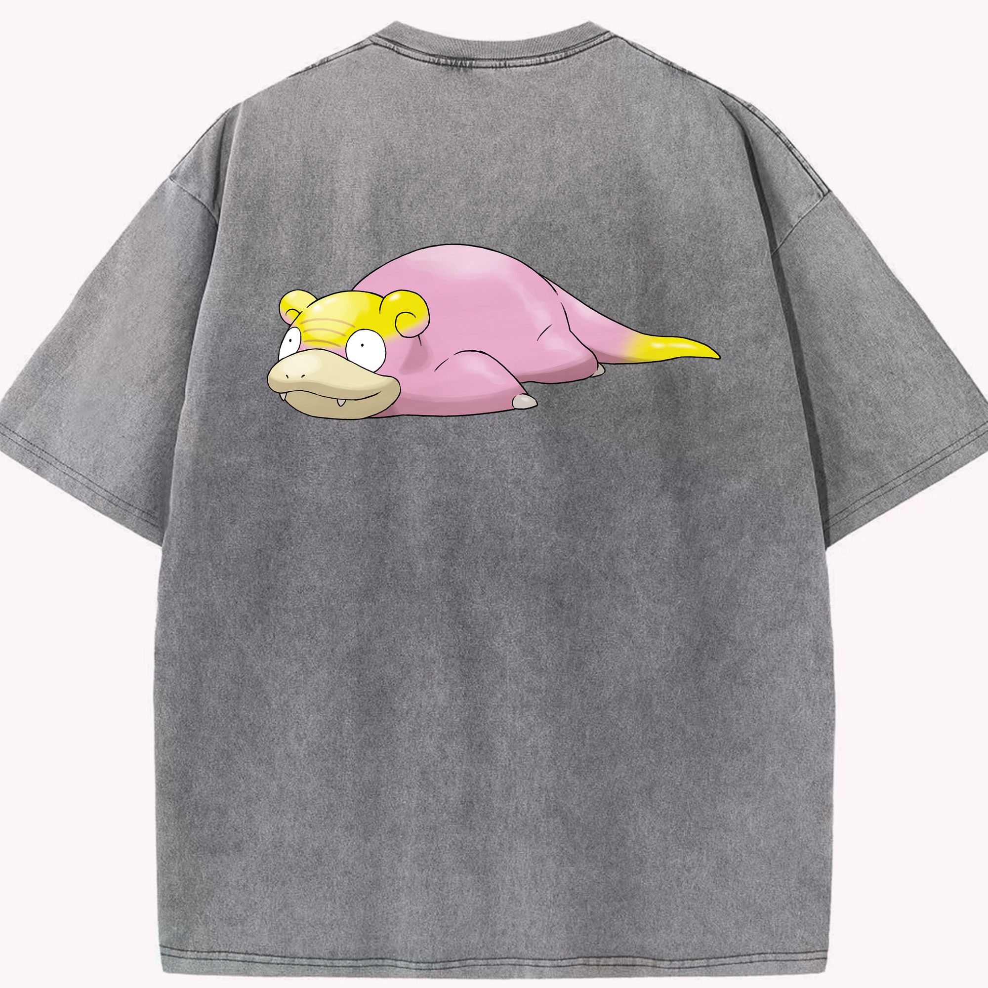 （画像用） ポケットモンスター Pokémon 綿100% ヴィンテージ風 半袖Tシャツ（背面プリント）