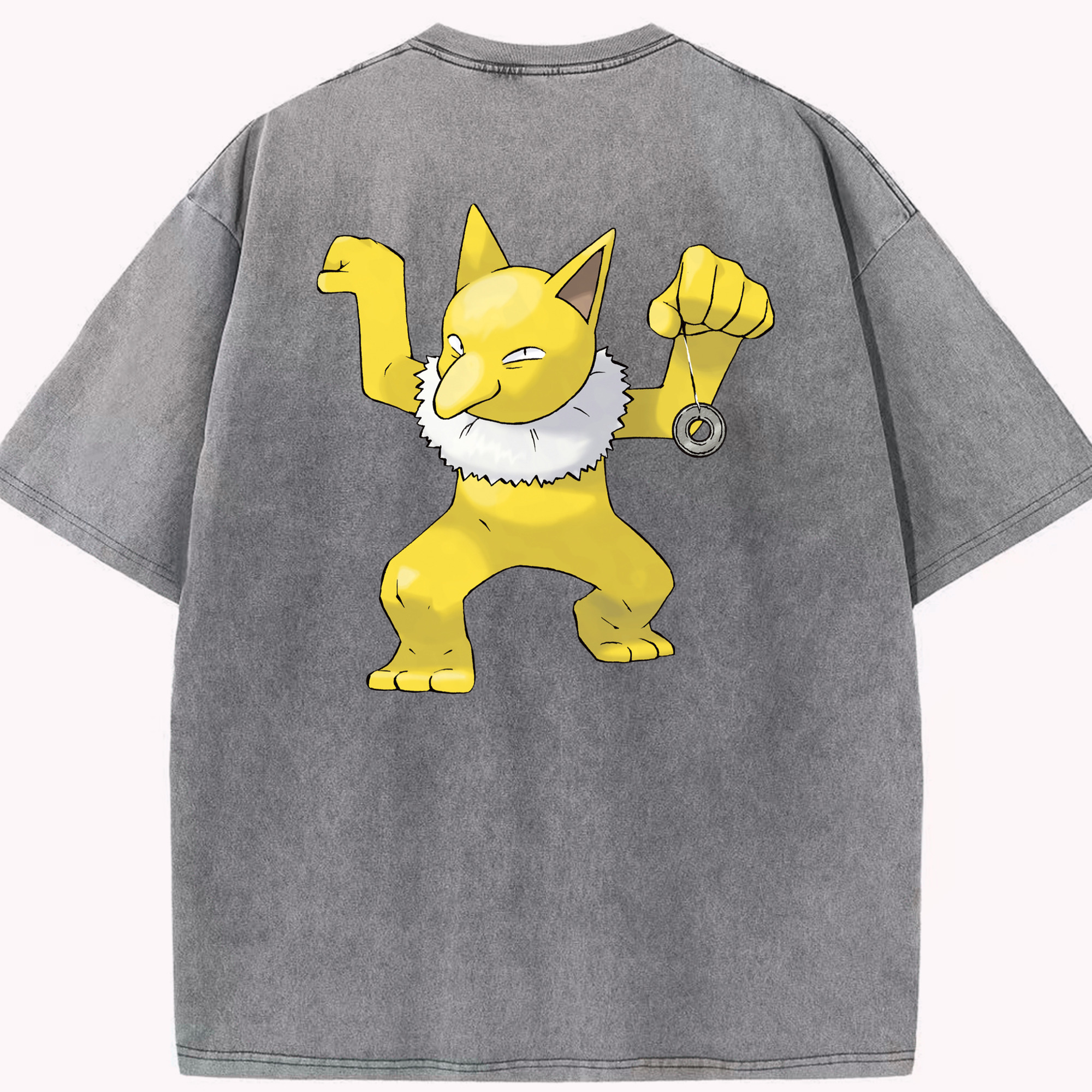 （画像用） ポケットモンスター Pokémon 綿100% ヴィンテージ風 半袖Tシャツ（背面プリント）
