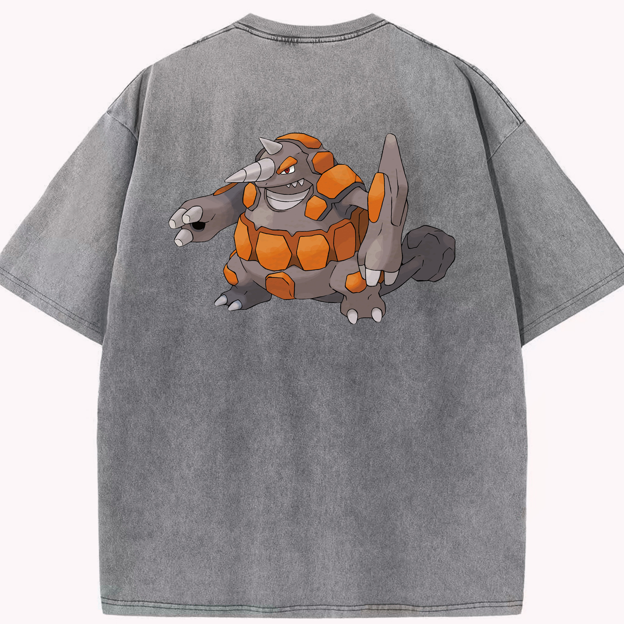 （画像用） ポケットモンスター Pokémon 綿100% ヴィンテージ風 半袖Tシャツ（背面プリント）
