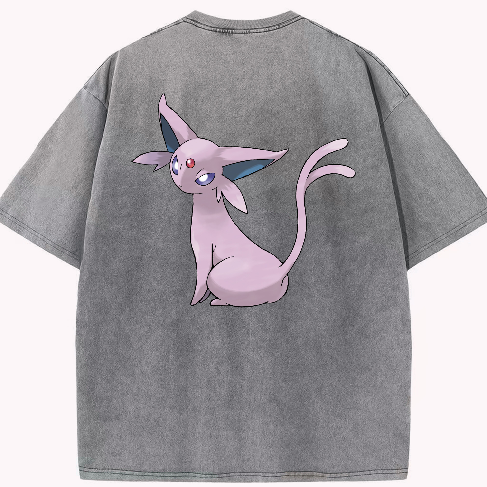 （画像用） ポケットモンスター Pokémon 綿100% ヴィンテージ風 半袖Tシャツ（背面プリント）