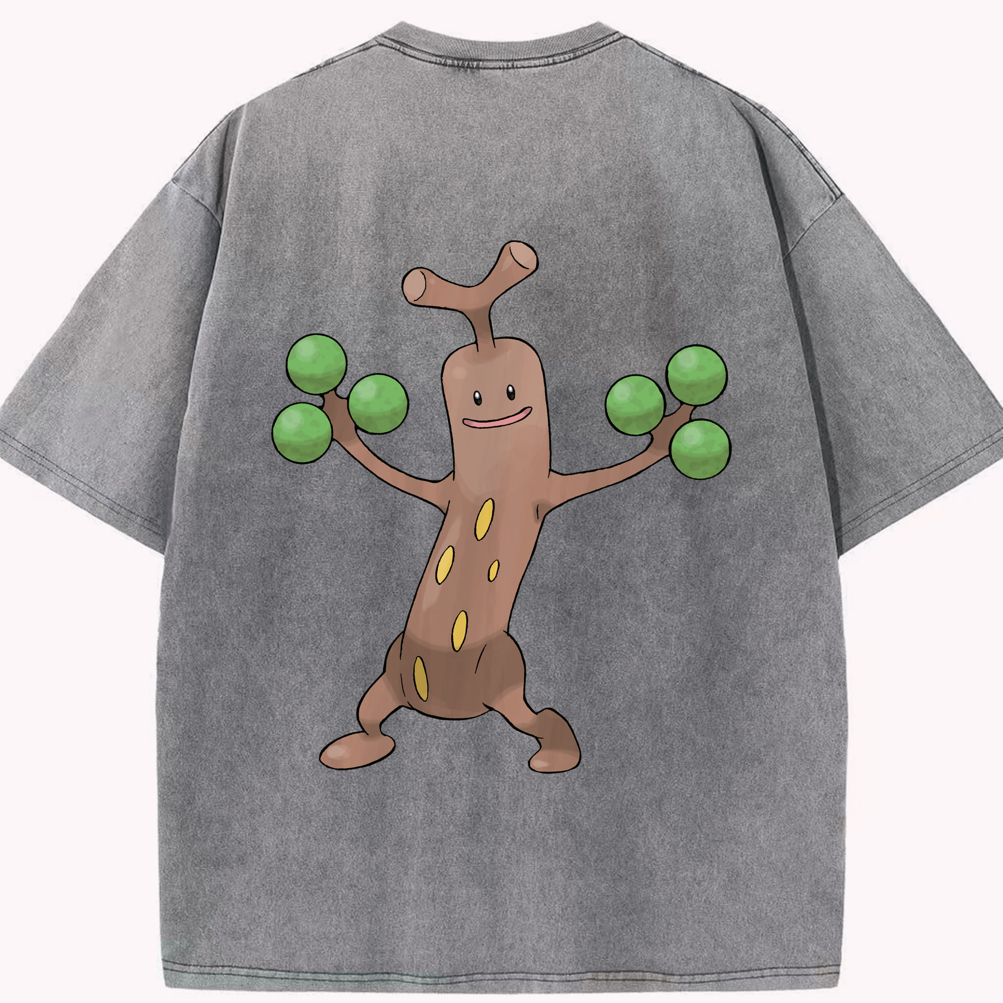 （画像用） ポケットモンスター Pokémon 綿100% ヴィンテージ風 半袖Tシャツ（背面プリント）