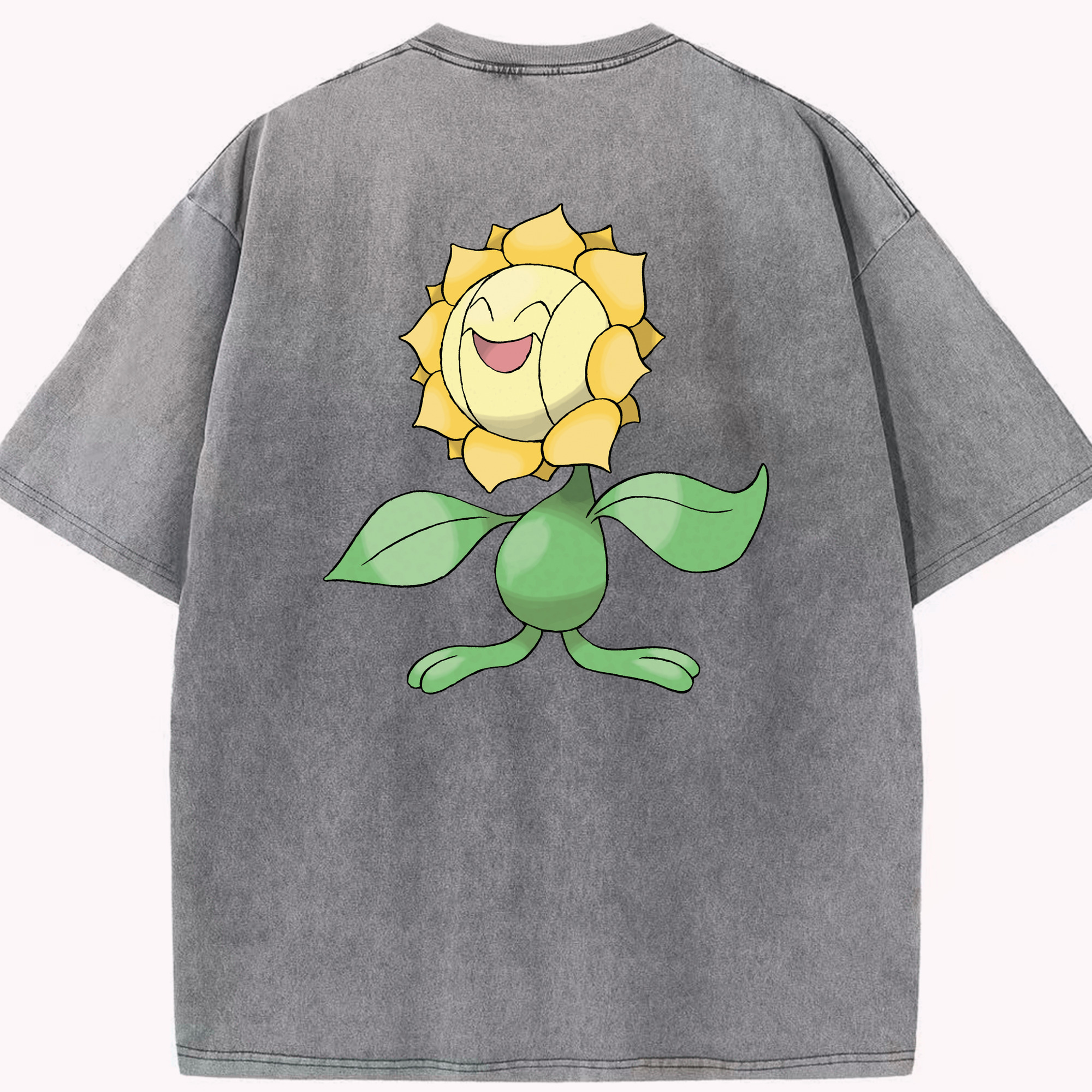 （画像用） ポケットモンスター Pokémon 綿100% ヴィンテージ風 半袖Tシャツ（背面プリント）