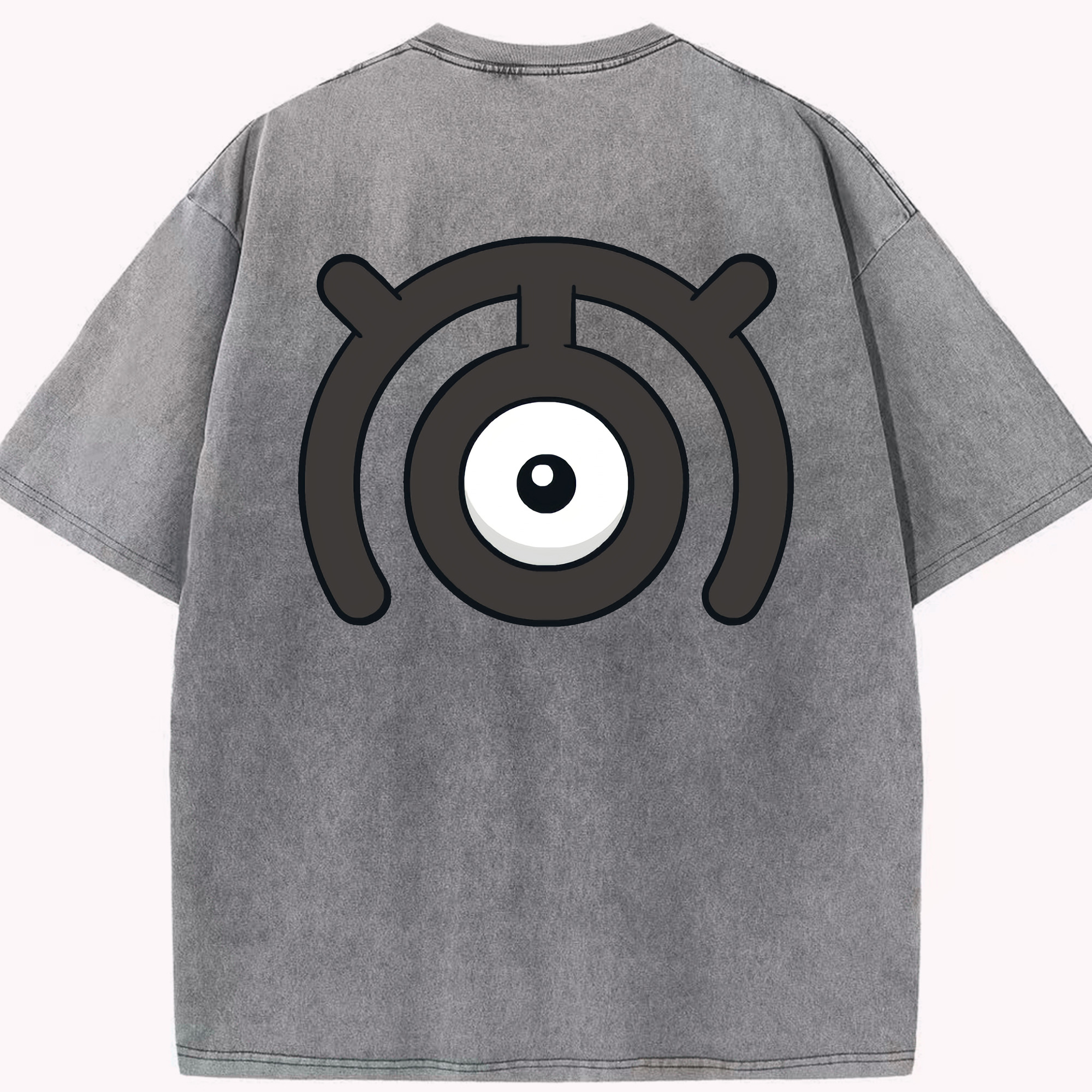 （画像用） ポケットモンスター Pokémon 綿100% ヴィンテージ風 半袖Tシャツ（背面プリント）