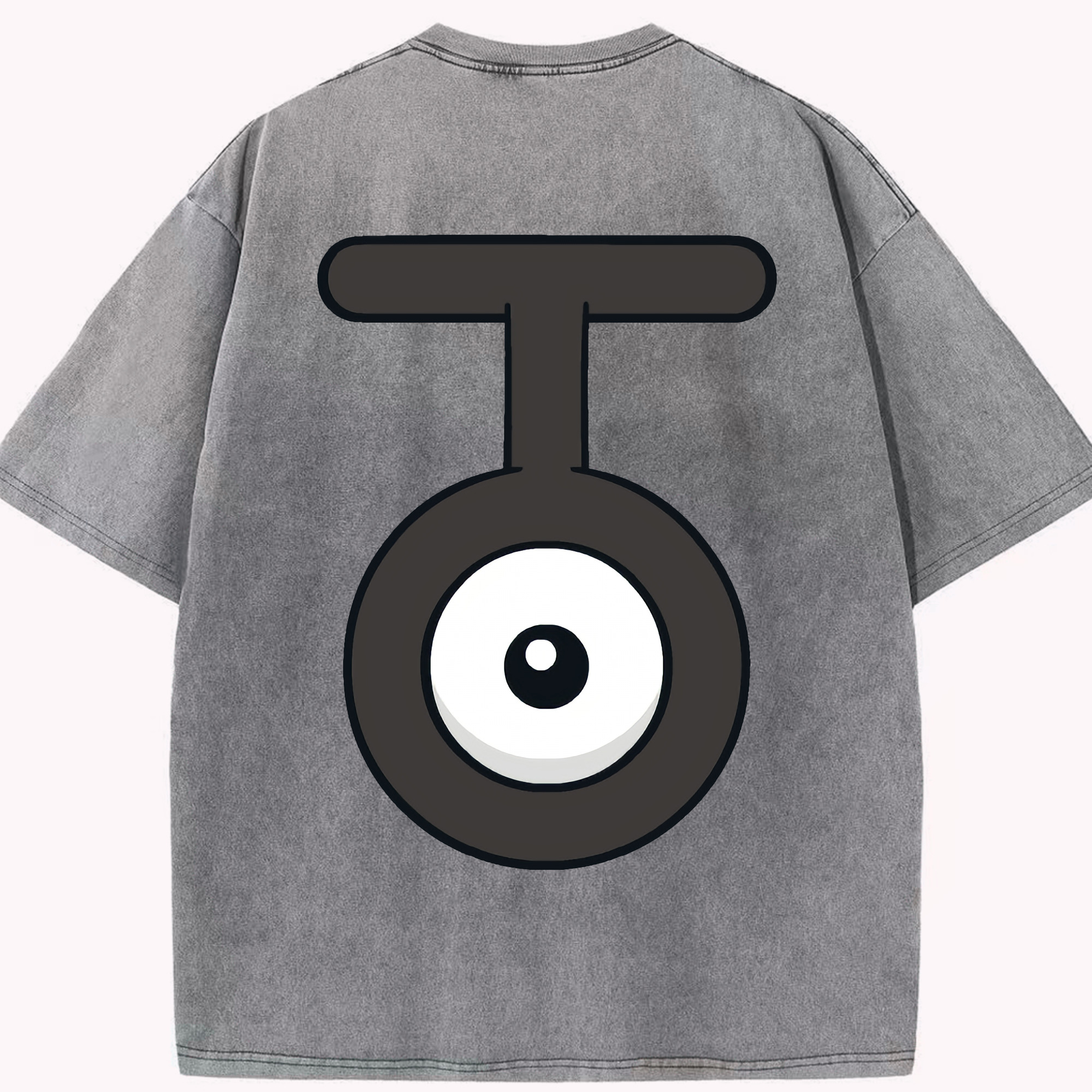 （画像用） ポケットモンスター Pokémon 綿100% ヴィンテージ風 半袖Tシャツ（背面プリント）