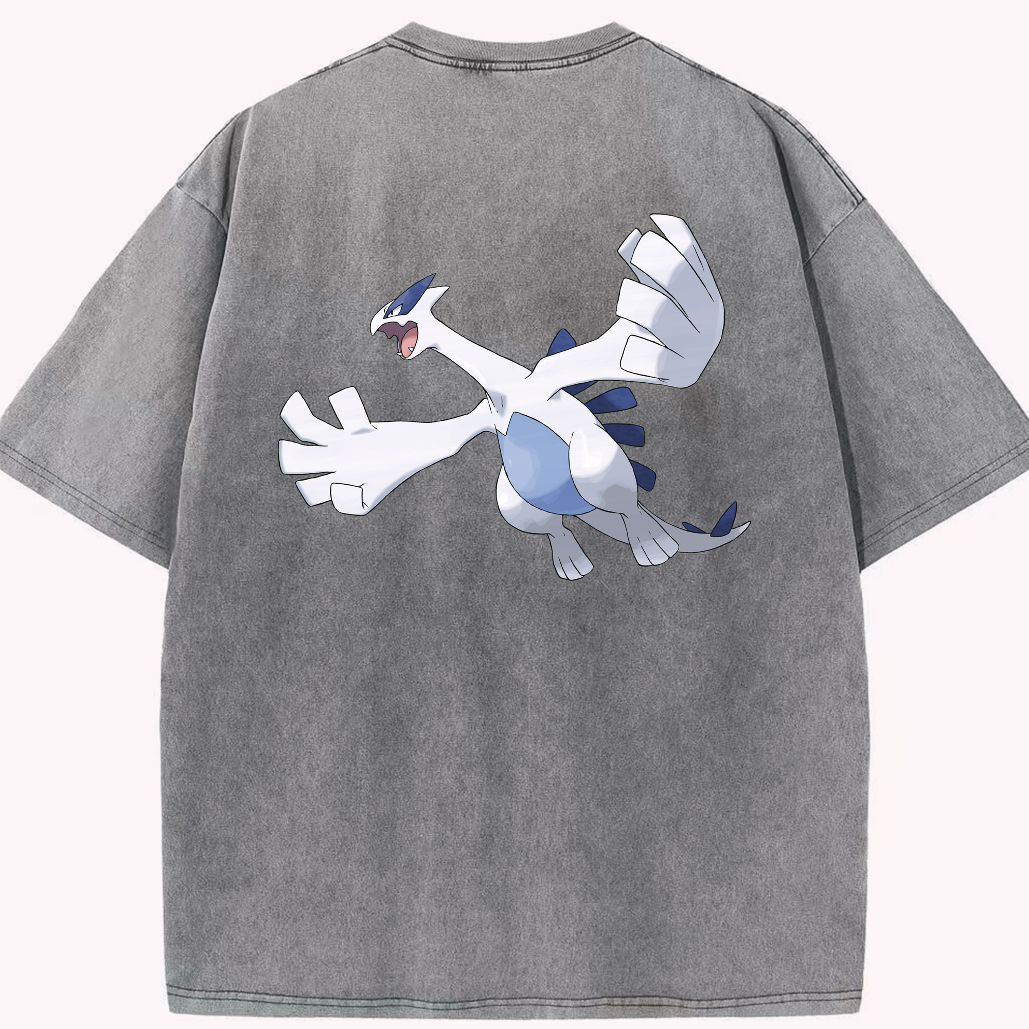 （画像用） ポケットモンスター Pokémon 綿100% ヴィンテージ風 半袖Tシャツ（背面プリント）