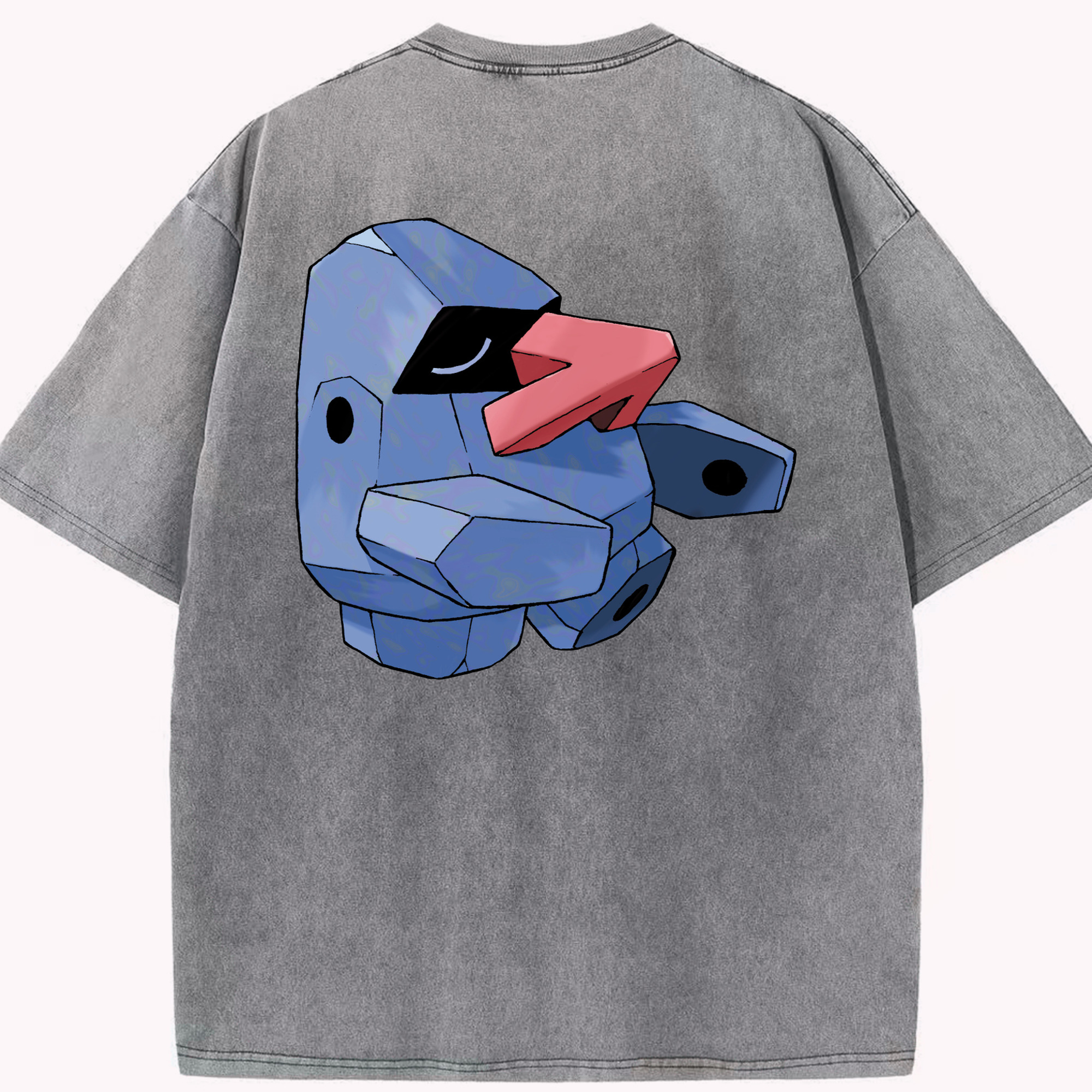 （画像用） ポケットモンスター Pokémon 綿100% ヴィンテージ風 半袖Tシャツ（背面プリント）