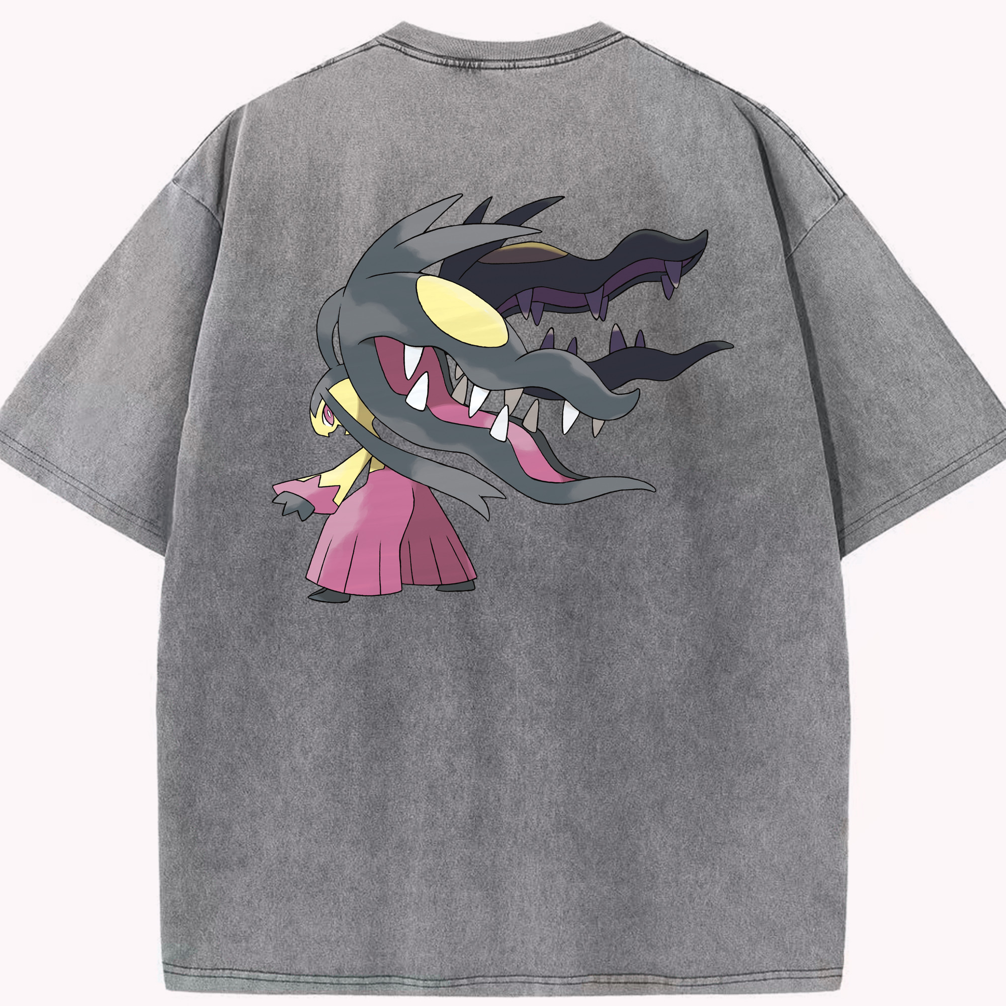 （画像用） ポケットモンスター Pokémon 綿100% ヴィンテージ風 半袖Tシャツ（背面プリント）