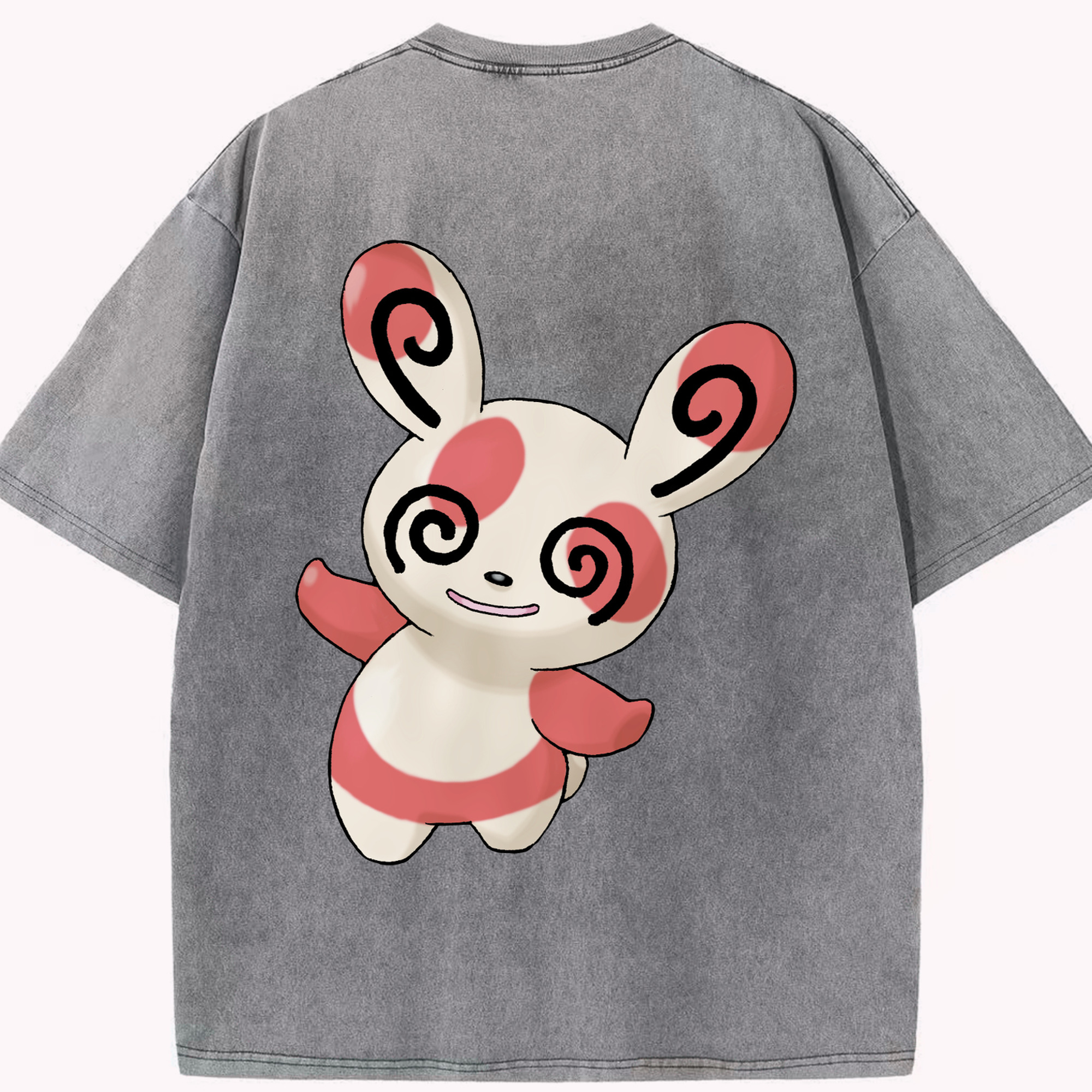 （画像用） ポケットモンスター Pokémon 綿100% ヴィンテージ風 半袖Tシャツ（背面プリント）