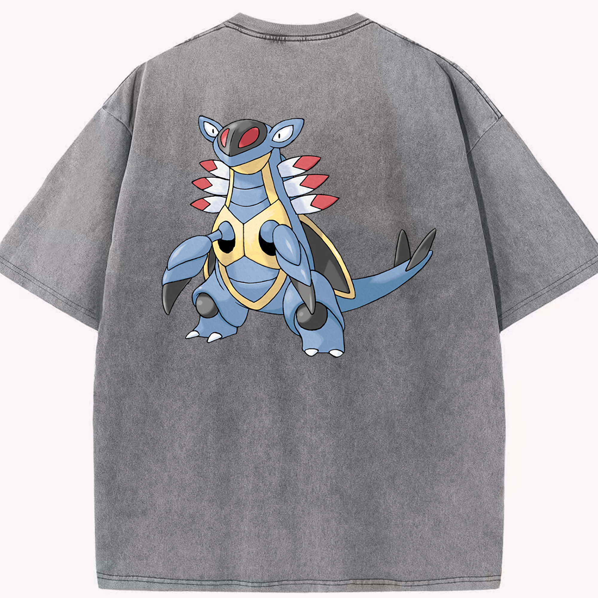 （画像用） ポケットモンスター Pokémon 綿100% ヴィンテージ風 半袖Tシャツ（背面プリント）