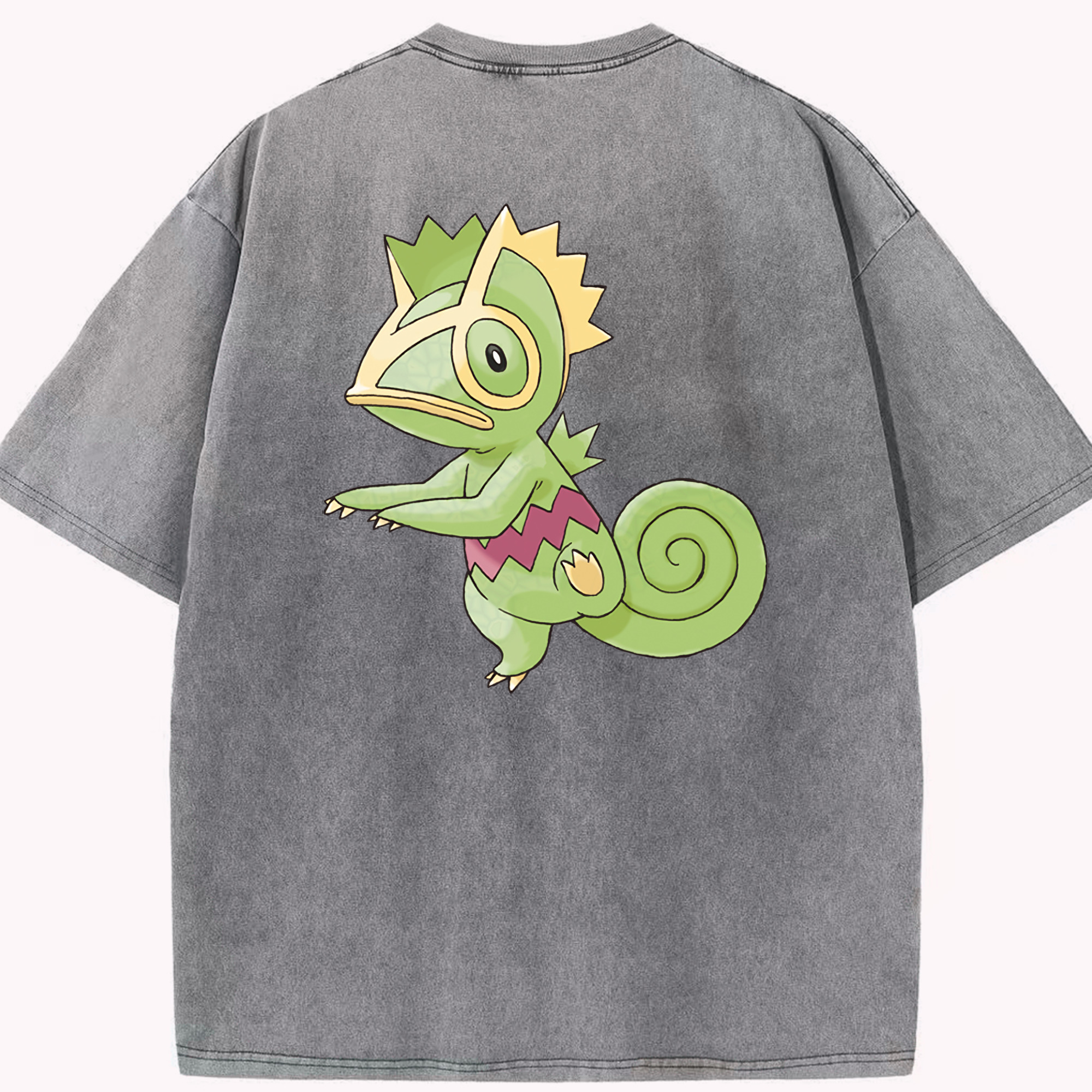 （画像用） ポケットモンスター Pokémon 綿100% ヴィンテージ風 半袖Tシャツ（背面プリント）