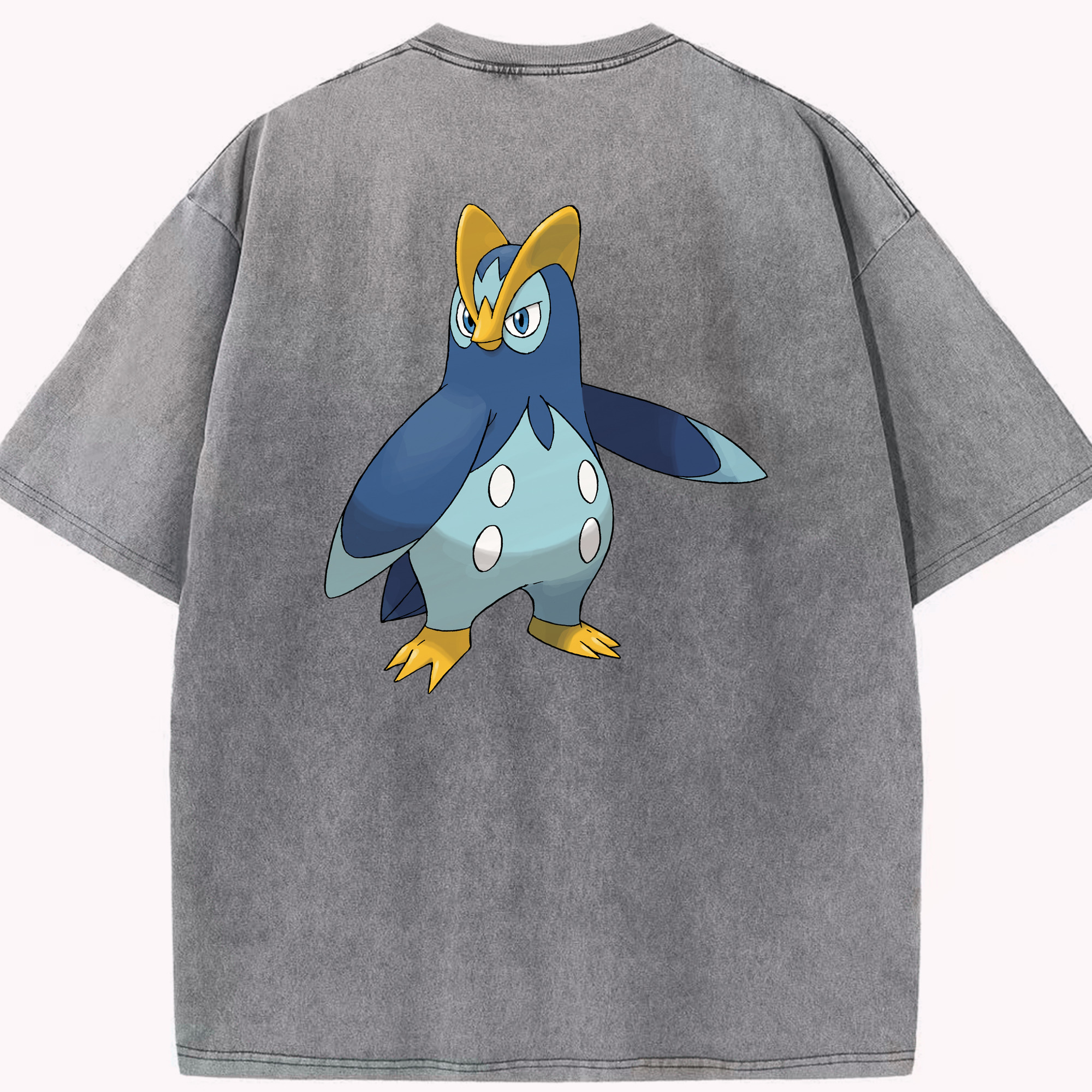 （画像用） ポケットモンスター Pokémon 綿100% ヴィンテージ風 半袖Tシャツ（背面プリント）