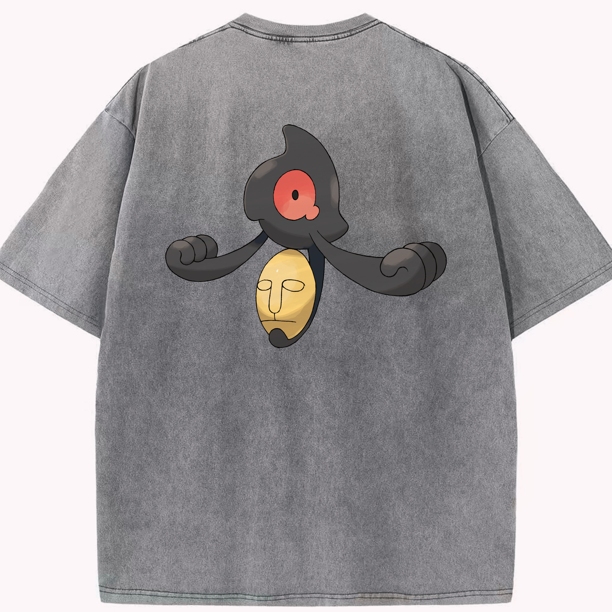 （画像用） ポケットモンスター Pokémon 綿100% ヴィンテージ風 半袖Tシャツ（背面プリント）