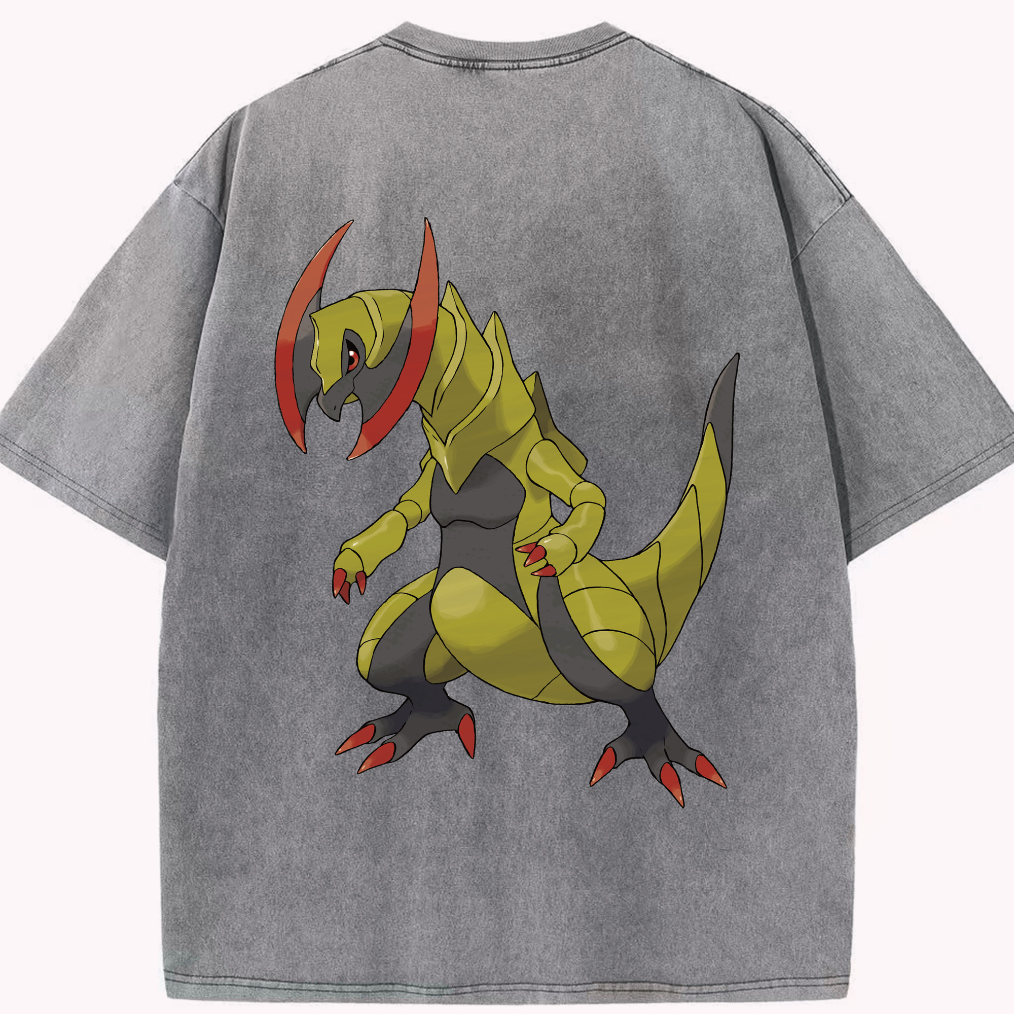 （画像用） ポケットモンスター Pokémon 綿100% ヴィンテージ風 半袖Tシャツ（背面プリント）