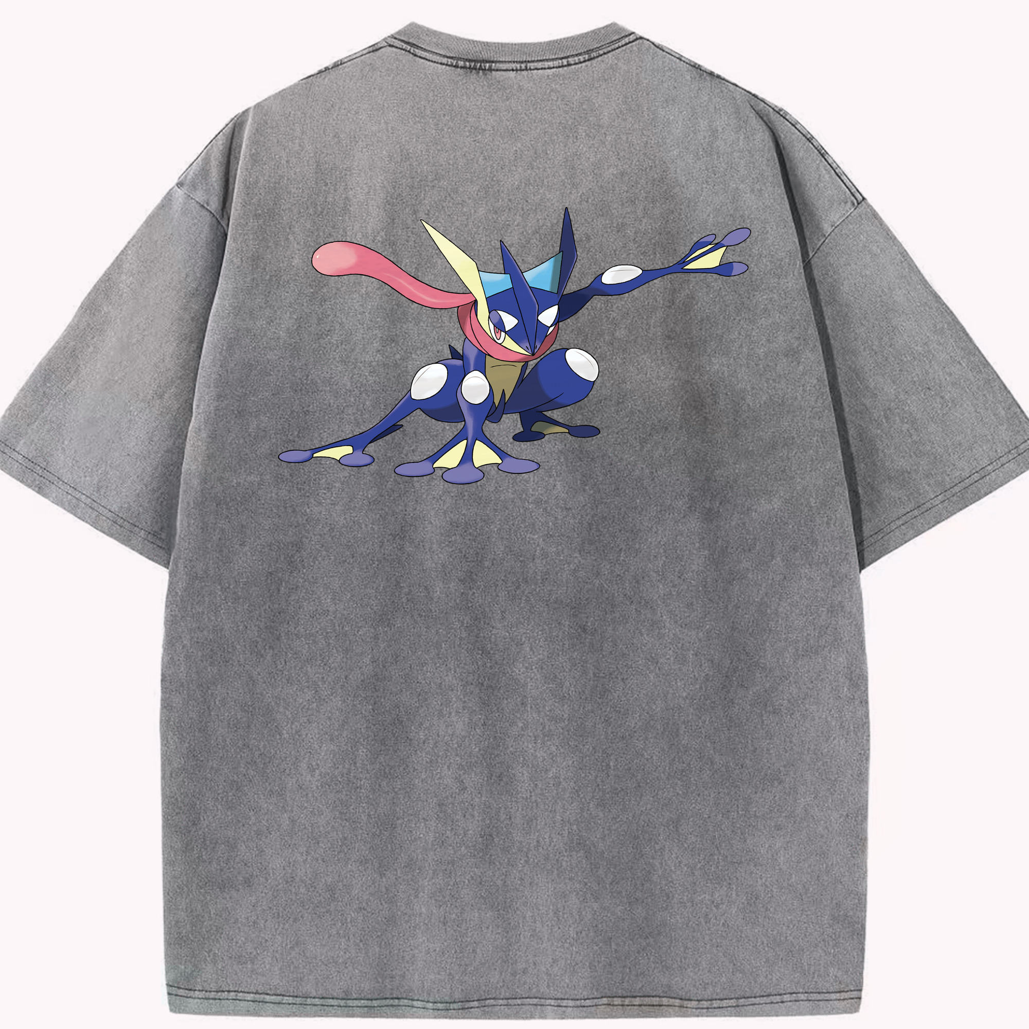 （画像用） ポケットモンスター Pokémon 綿100% ヴィンテージ風 半袖Tシャツ（背面プリント）