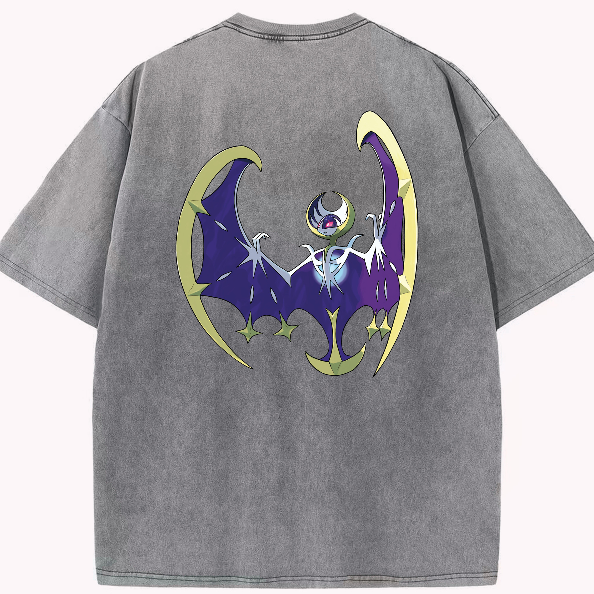 （画像用） ポケットモンスター Pokémon 綿100% ヴィンテージ風 半袖Tシャツ（背面プリント）