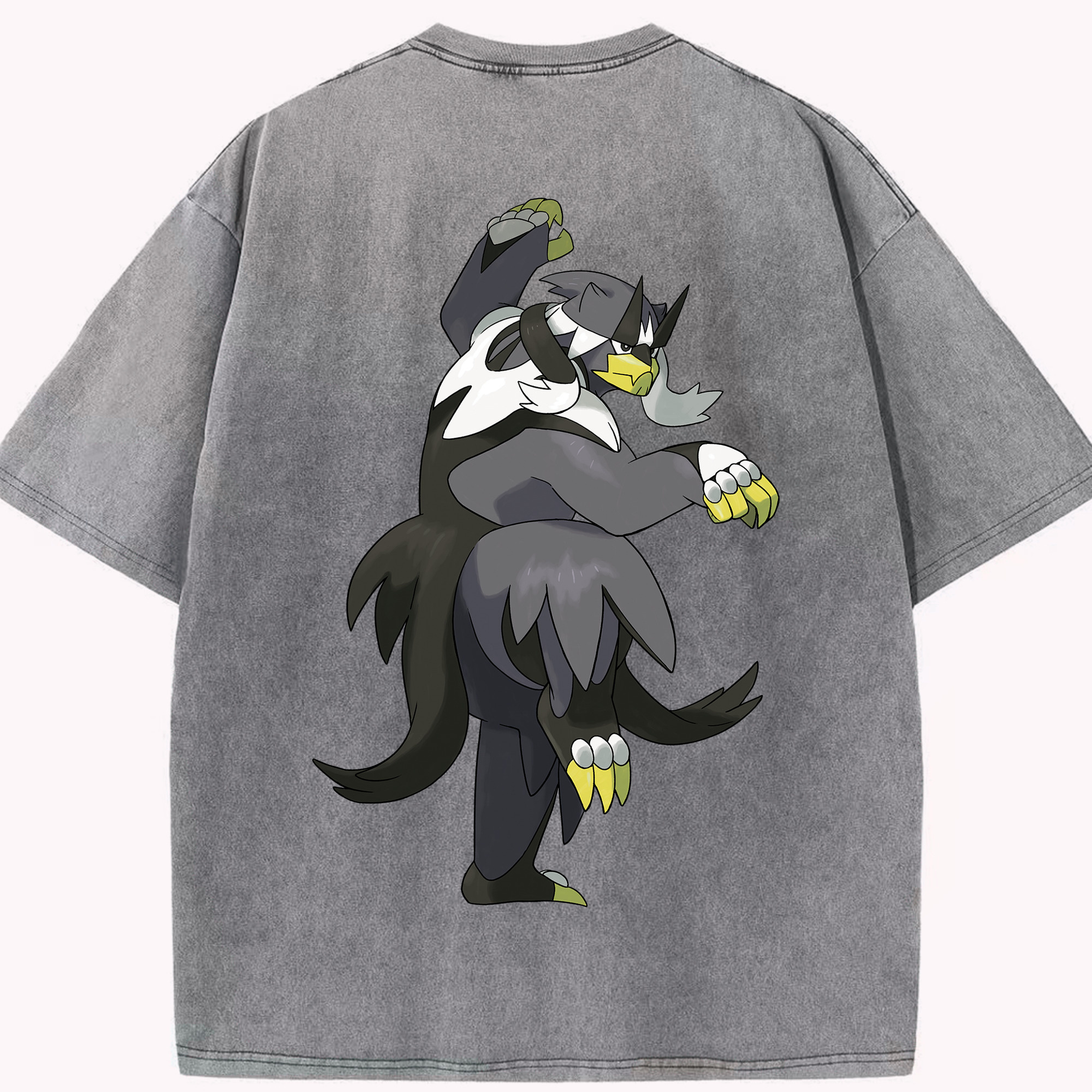 （画像用） ポケットモンスター Pokémon 綿100% ヴィンテージ風 半袖Tシャツ（背面プリント）