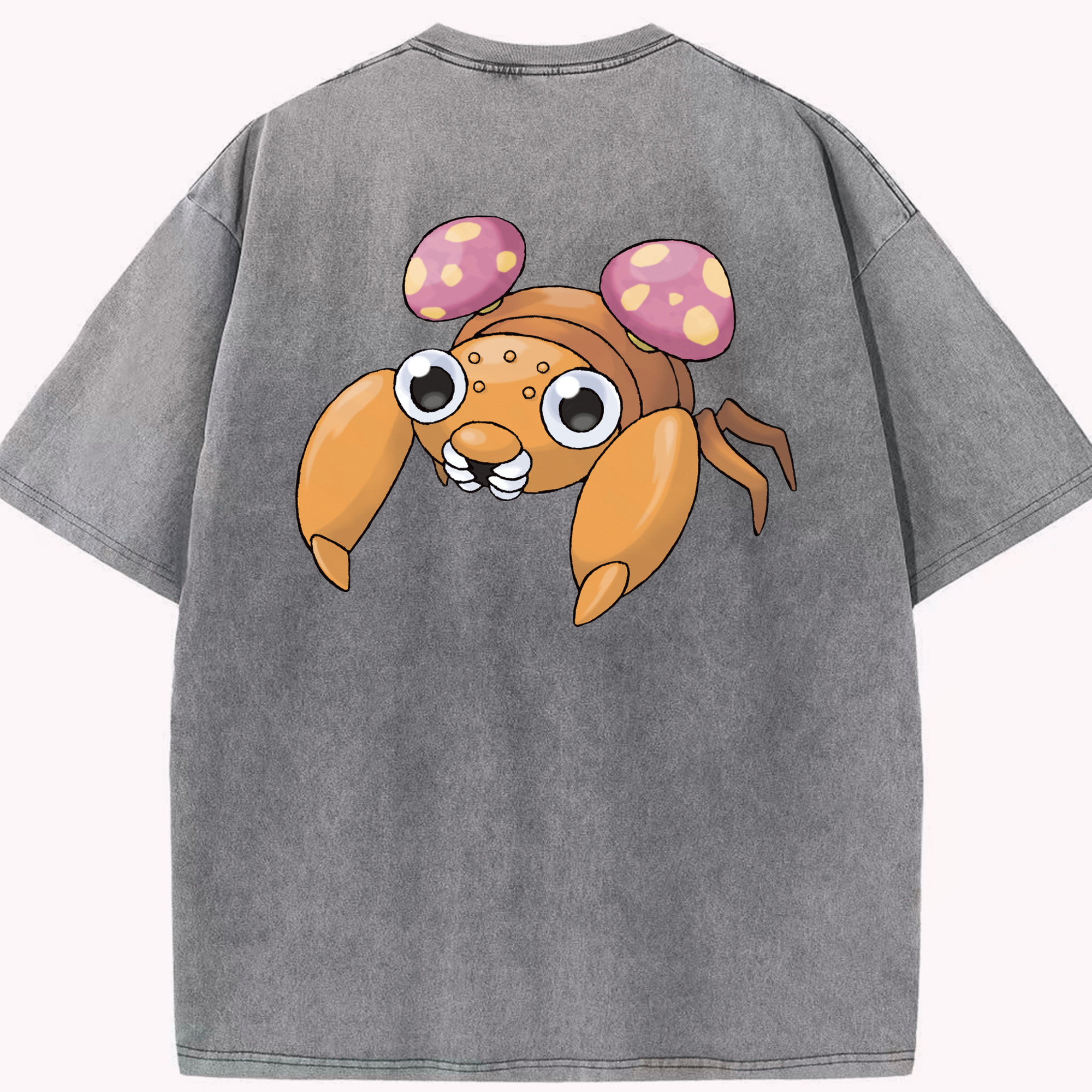 （画像用） ポケットモンスター Pokémon 綿100% ヴィンテージ風 半袖Tシャツ（背面プリント）