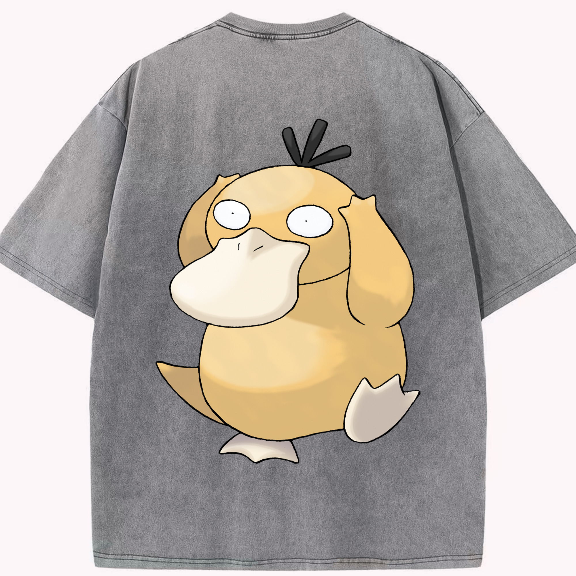 （画像用） ポケットモンスター Pokémon 綿100% ヴィンテージ風 半袖Tシャツ（背面プリント）