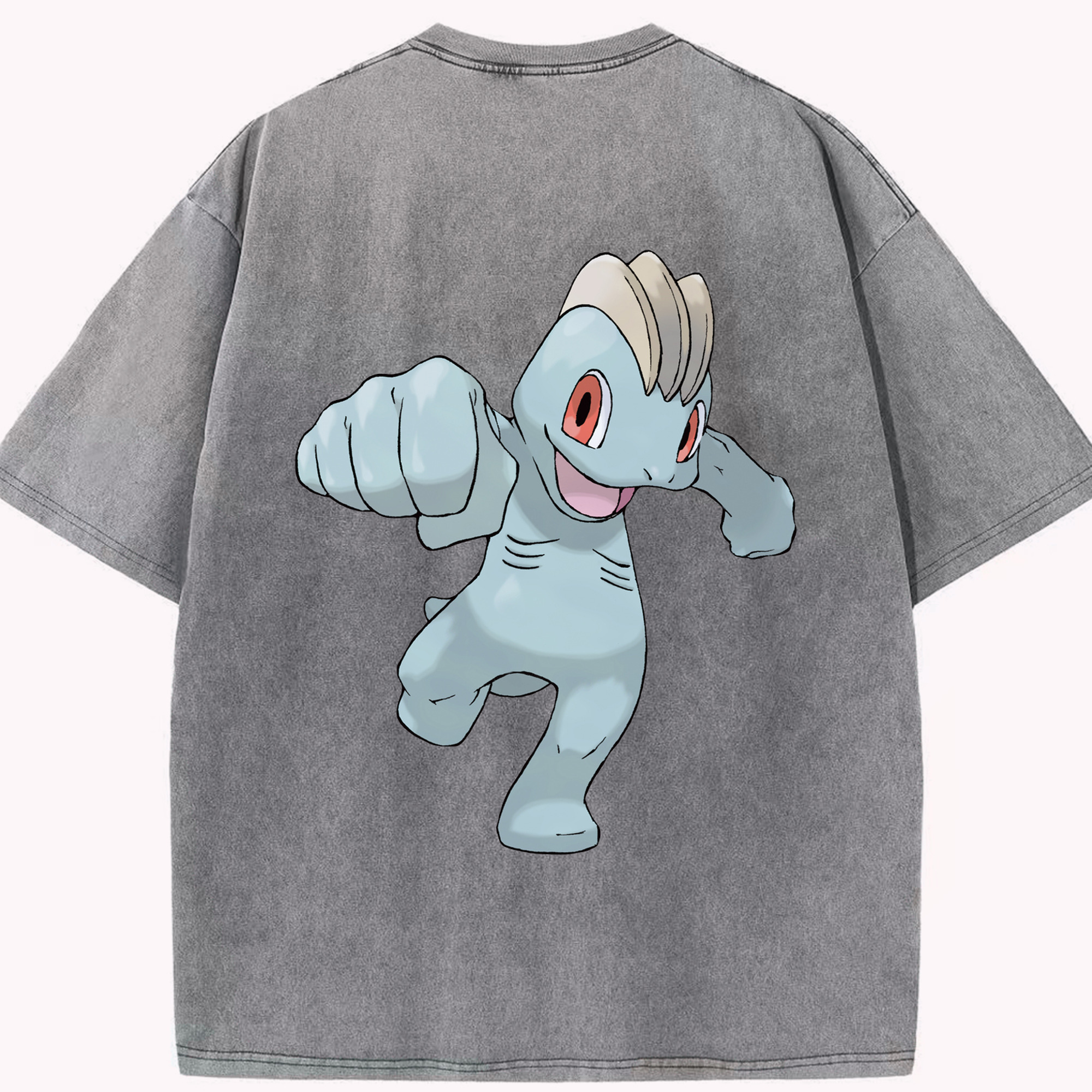 （画像用） ポケットモンスター Pokémon 綿100% ヴィンテージ風 半袖Tシャツ（背面プリント）