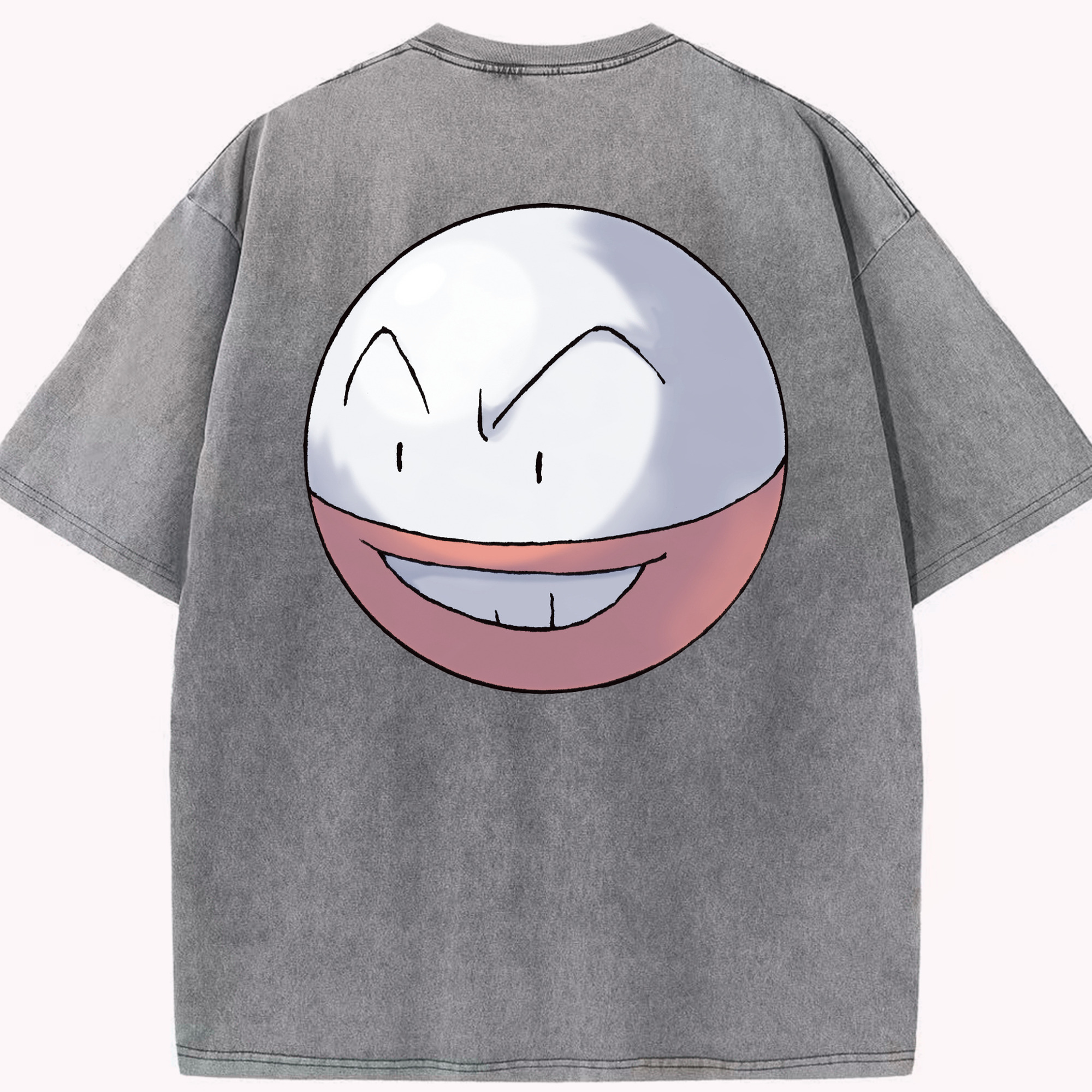 （画像用） ポケットモンスター Pokémon 綿100% ヴィンテージ風 半袖Tシャツ（背面プリント）