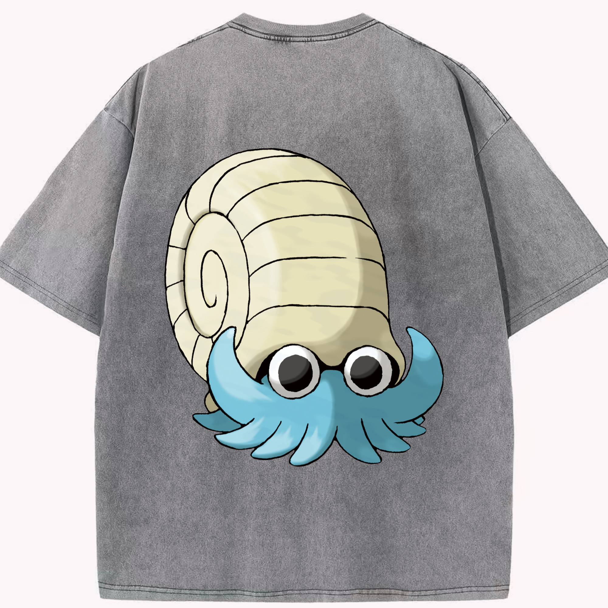 （画像用） ポケットモンスター Pokémon 綿100% ヴィンテージ風 半袖Tシャツ（背面プリント）