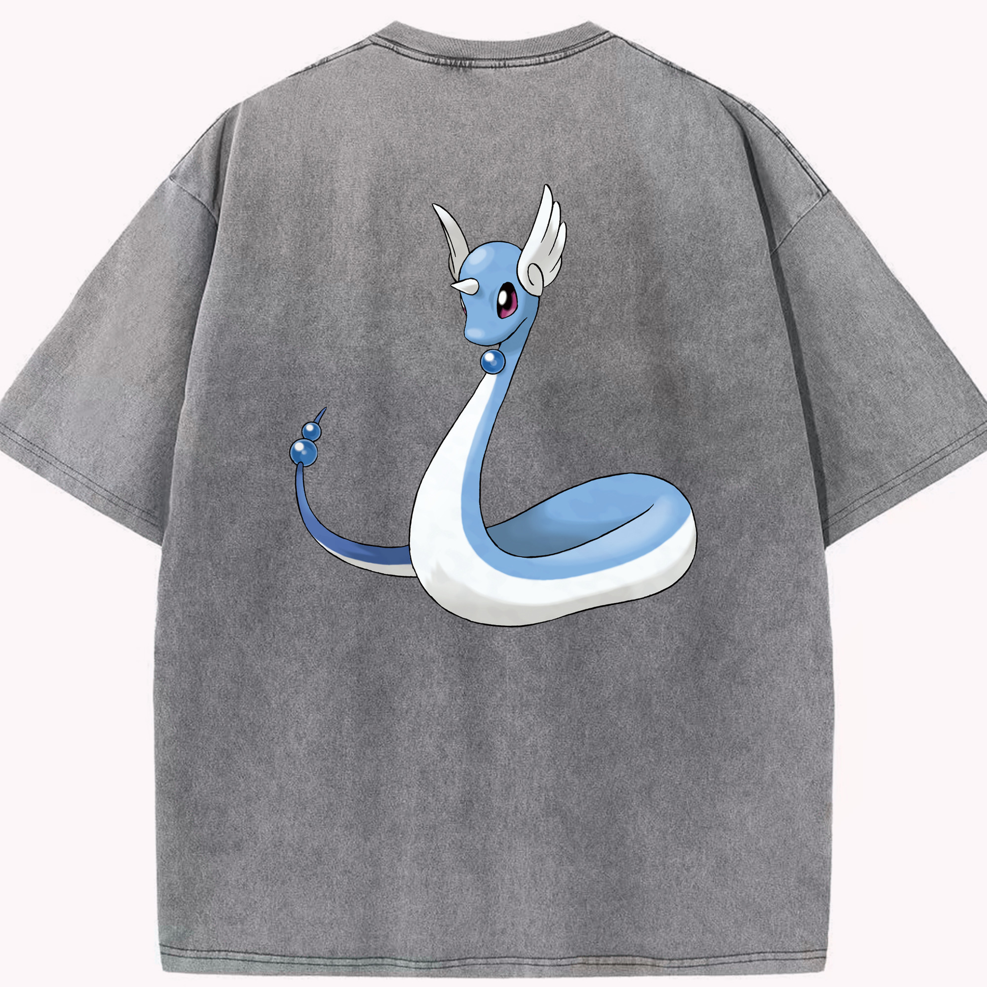 （画像用） ポケットモンスター Pokémon 綿100% ヴィンテージ風 半袖Tシャツ（背面プリント）