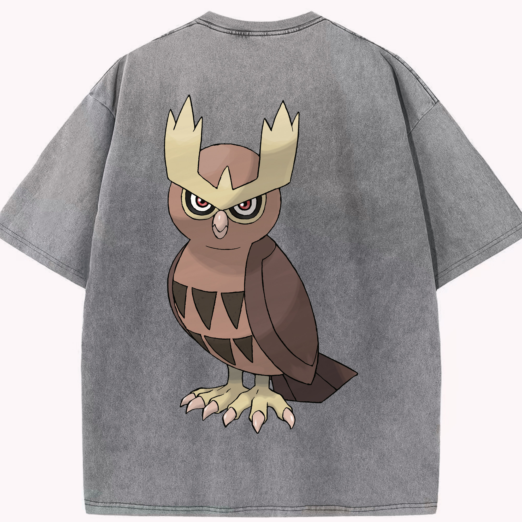 （画像用） ポケットモンスター Pokémon 綿100% ヴィンテージ風 半袖Tシャツ（背面プリント）