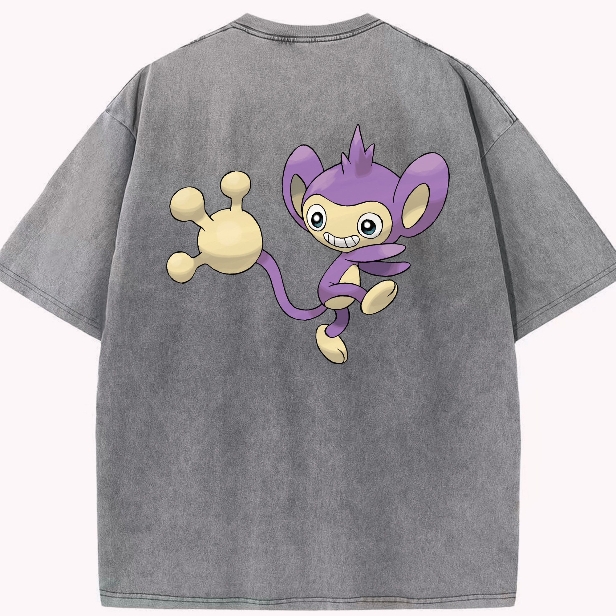 （画像用） ポケットモンスター Pokémon 綿100% ヴィンテージ風 半袖Tシャツ（背面プリント）