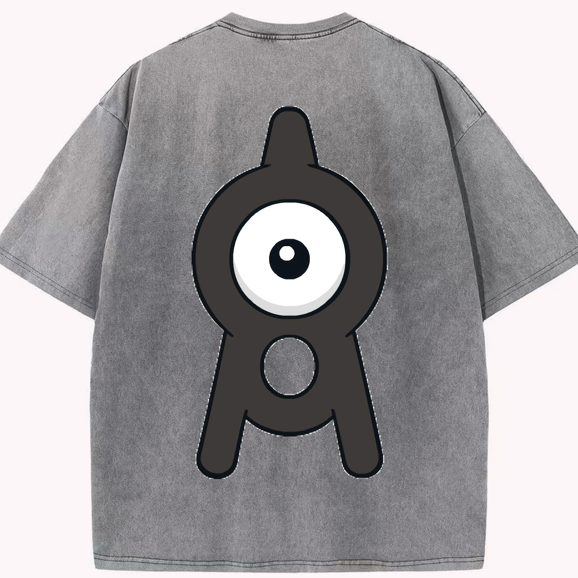 （画像用） ポケットモンスター Pokémon 綿100% ヴィンテージ風 半袖Tシャツ（背面プリント）