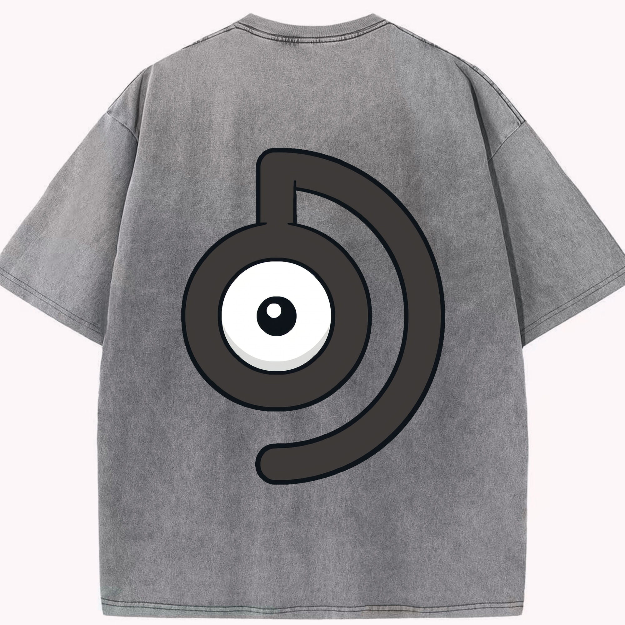 （画像用） ポケットモンスター Pokémon 綿100% ヴィンテージ風 半袖Tシャツ（背面プリント）