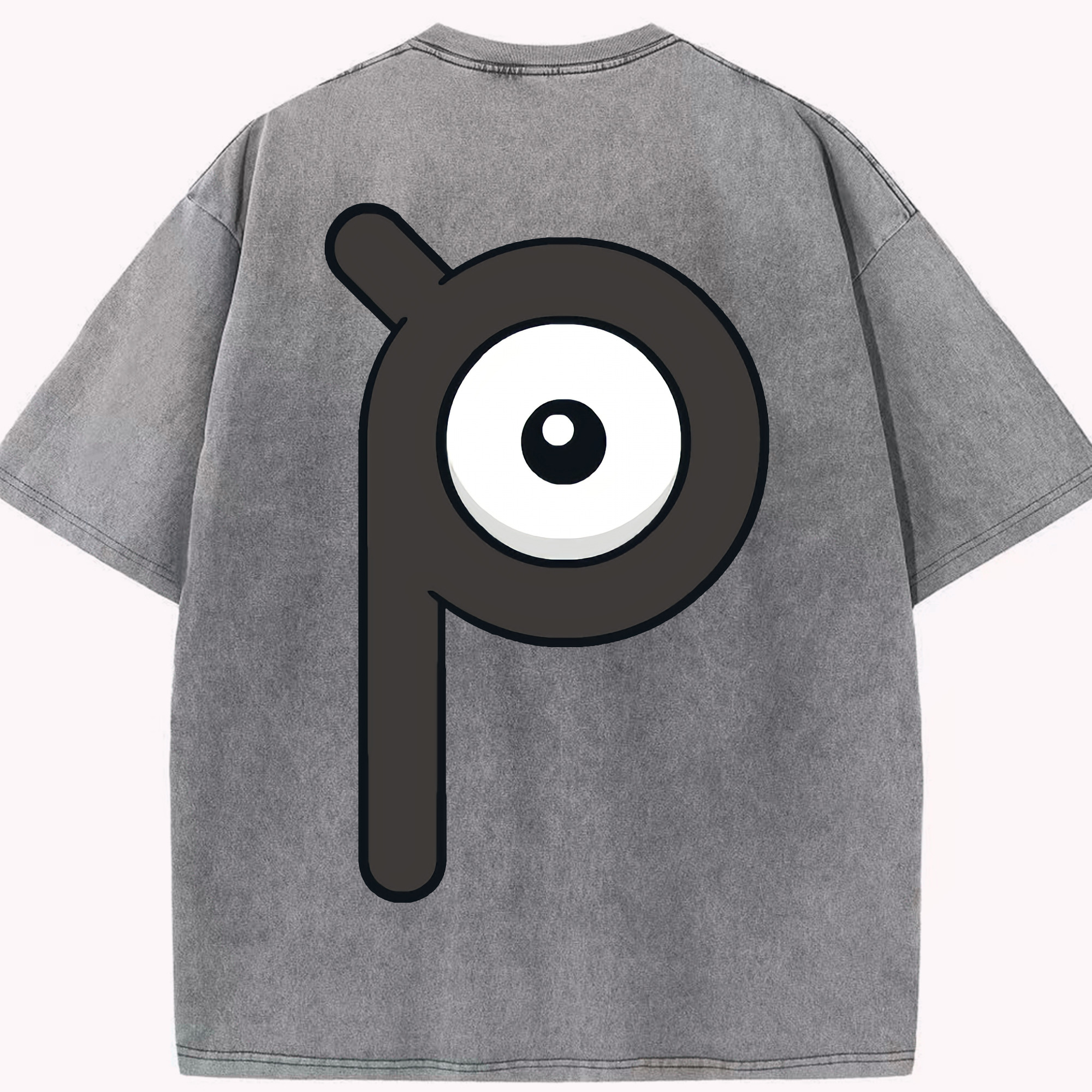 （画像用） ポケットモンスター Pokémon 綿100% ヴィンテージ風 半袖Tシャツ（背面プリント）