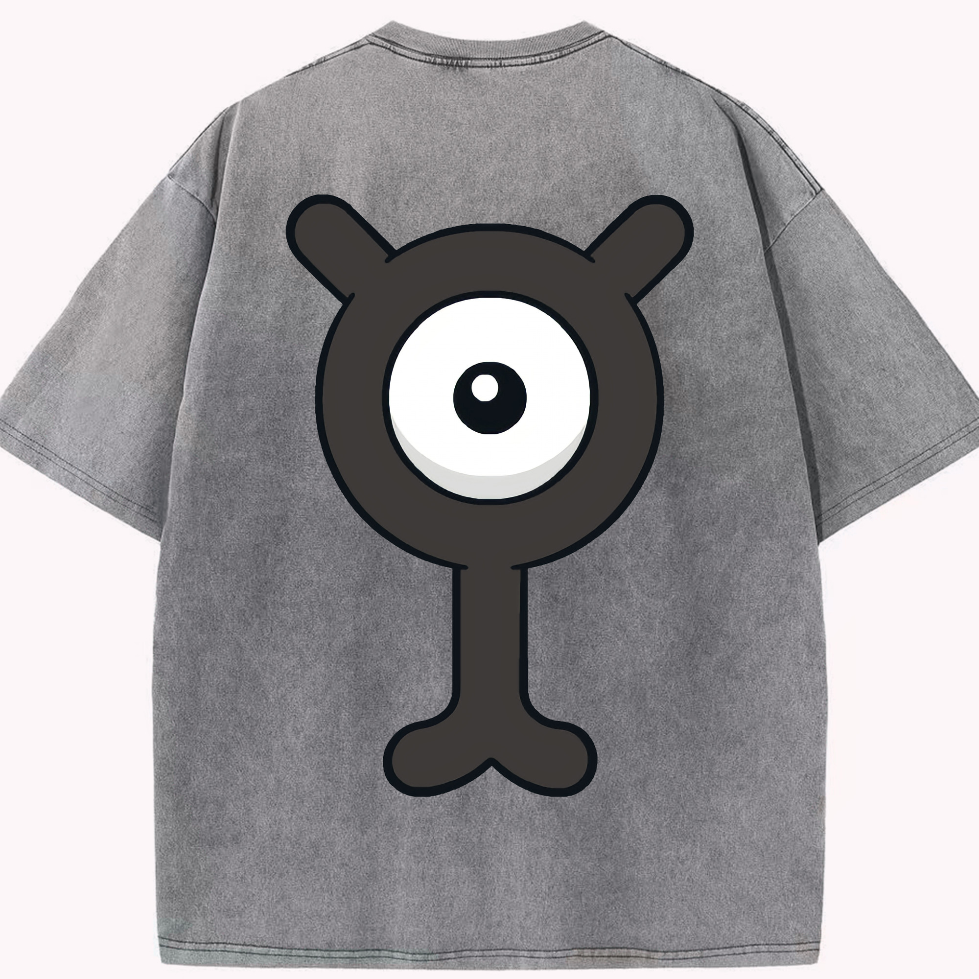 （画像用） ポケットモンスター Pokémon 綿100% ヴィンテージ風 半袖Tシャツ（背面プリント）