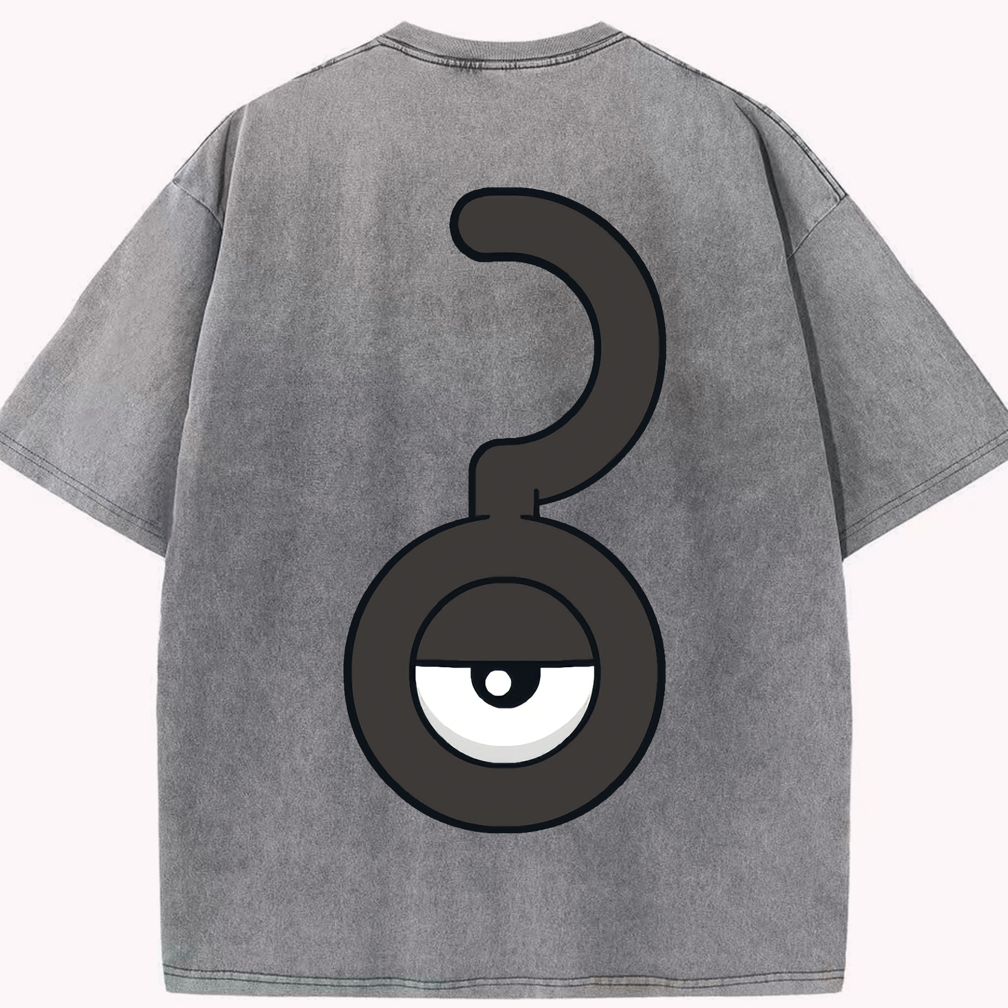 （画像用） ポケットモンスター Pokémon 綿100% ヴィンテージ風 半袖Tシャツ（背面プリント）