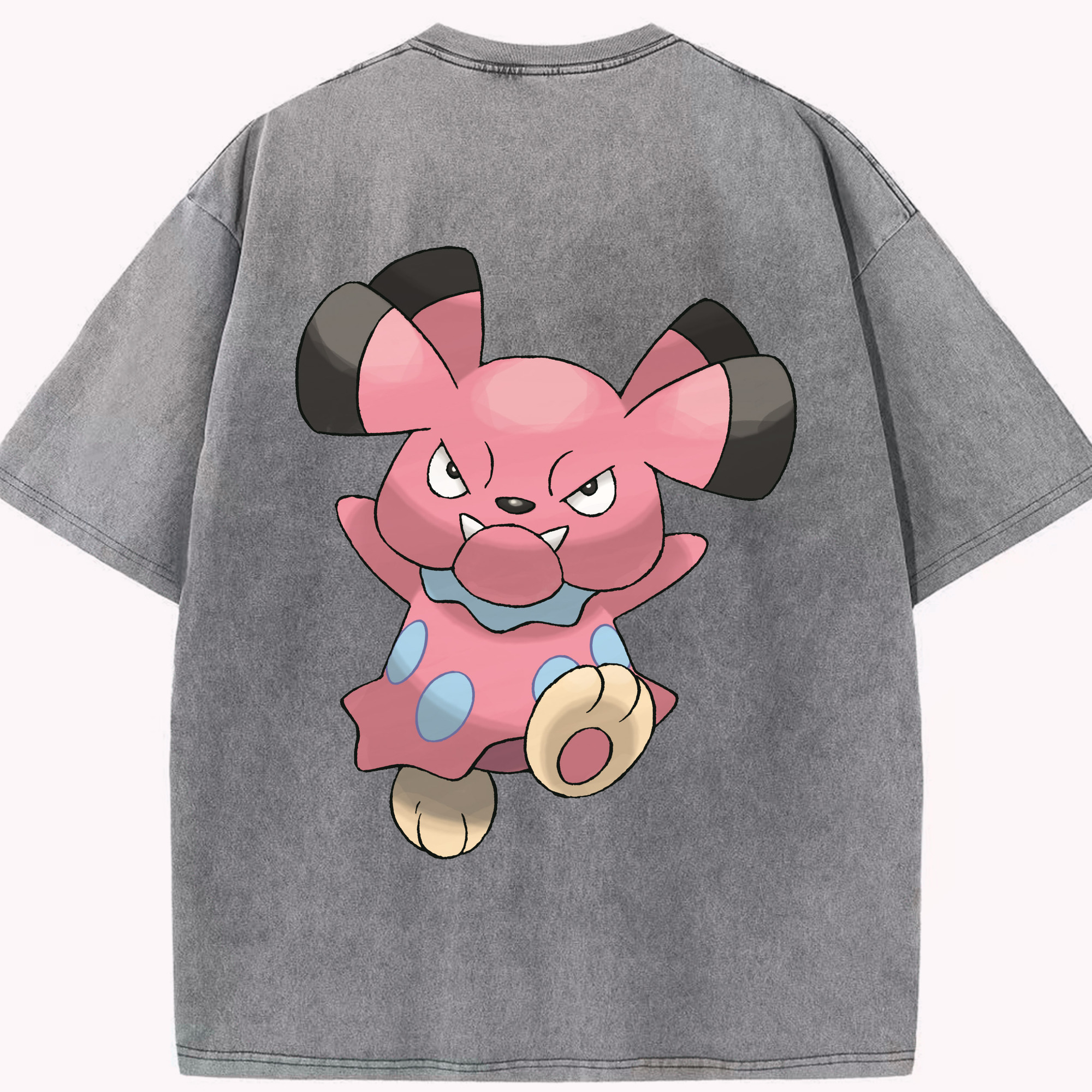 （画像用） ポケットモンスター Pokémon 綿100% ヴィンテージ風 半袖Tシャツ（背面プリント）