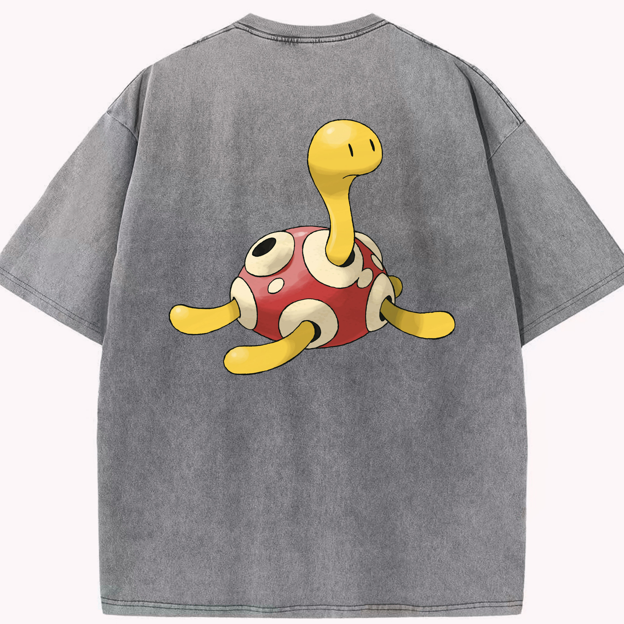 （画像用） ポケットモンスター Pokémon 綿100% ヴィンテージ風 半袖Tシャツ（背面プリント）