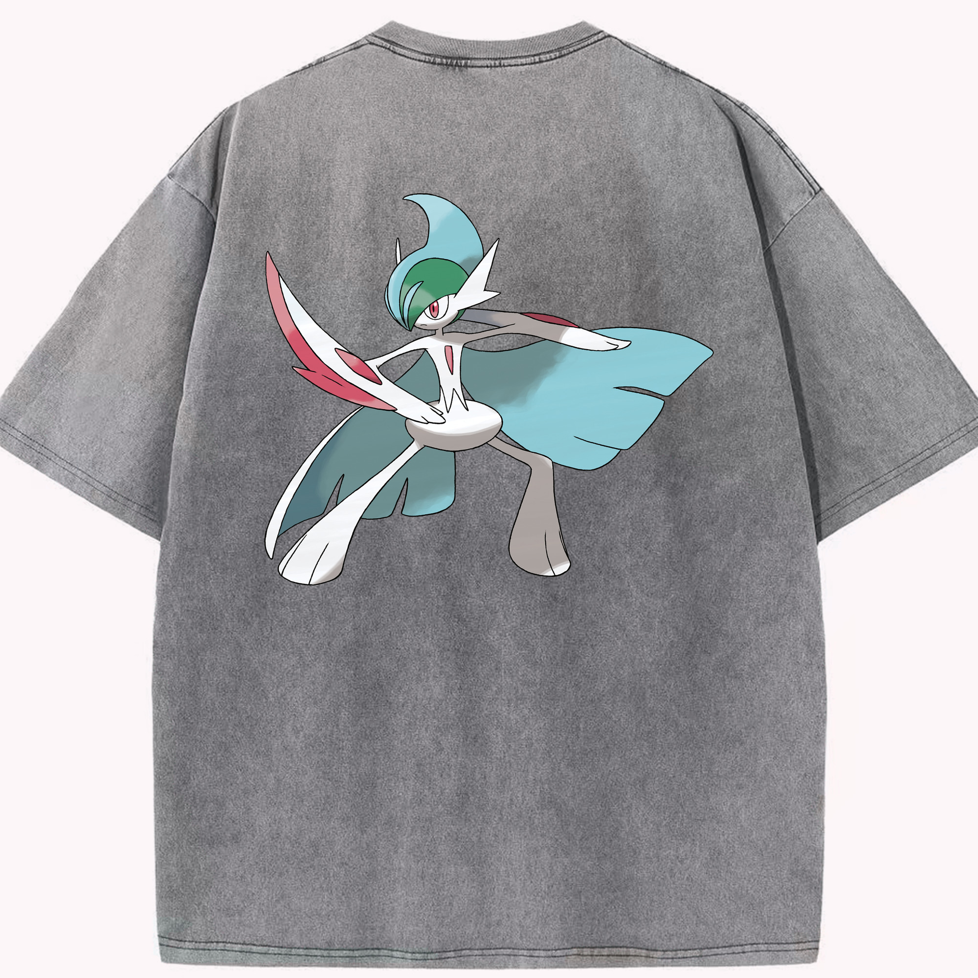 （画像用） ポケットモンスター Pokémon 綿100% ヴィンテージ風 半袖Tシャツ（背面プリント）
