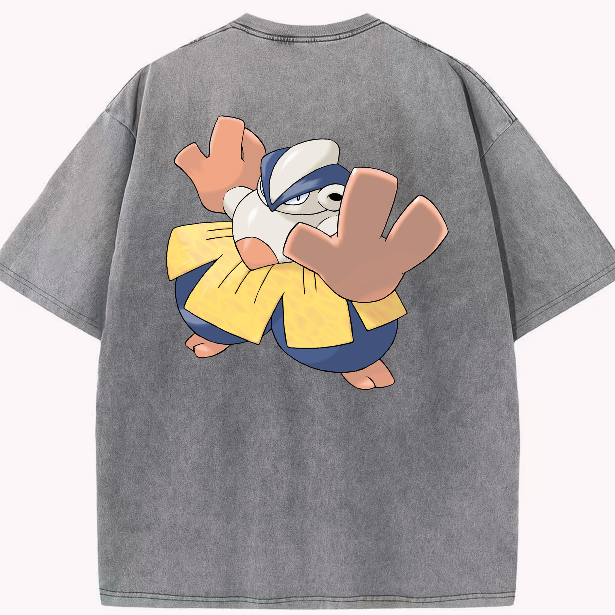 （画像用） ポケットモンスター Pokémon 綿100% ヴィンテージ風 半袖Tシャツ（背面プリント）
