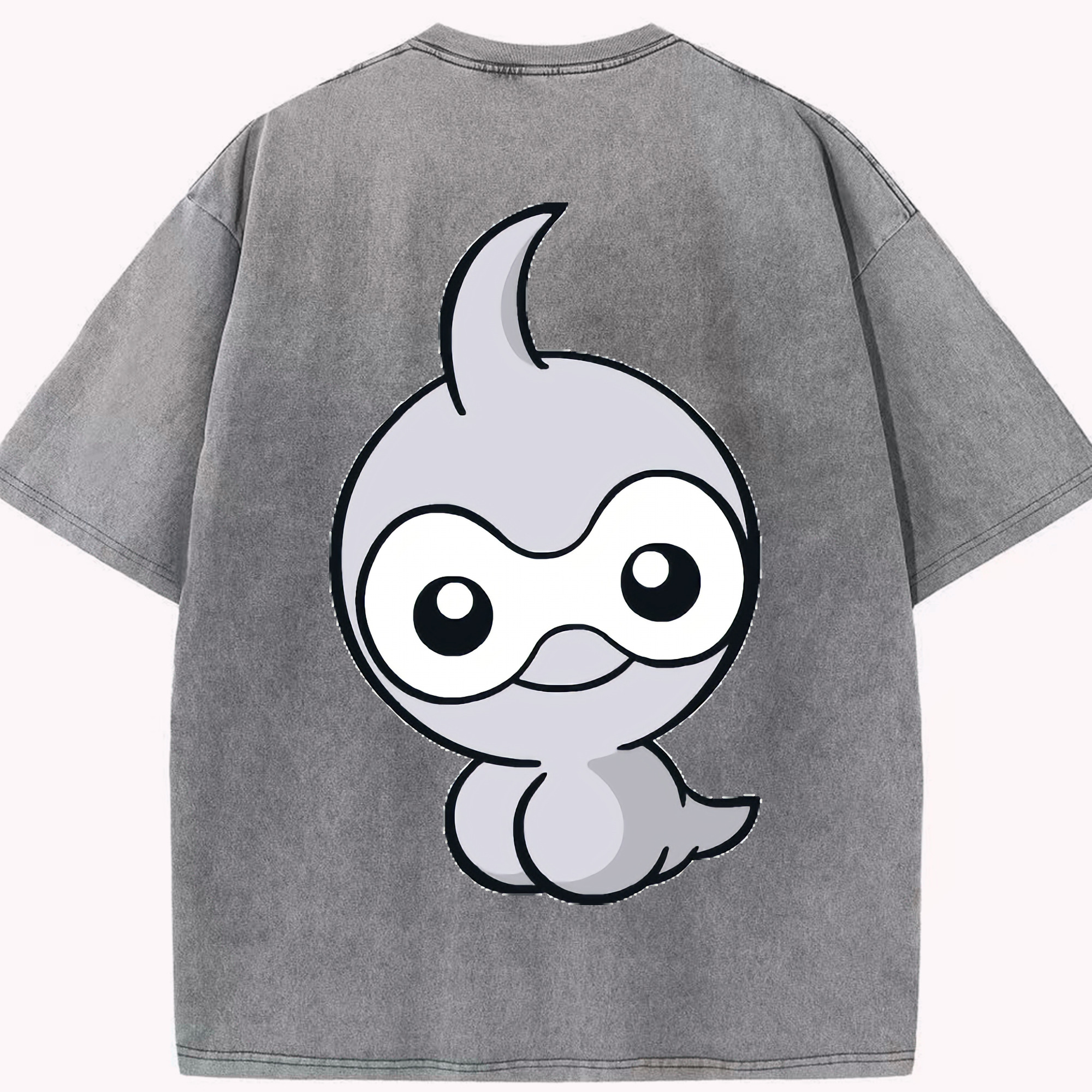 （画像用） ポケットモンスター Pokémon 綿100% ヴィンテージ風 半袖Tシャツ（背面プリント）