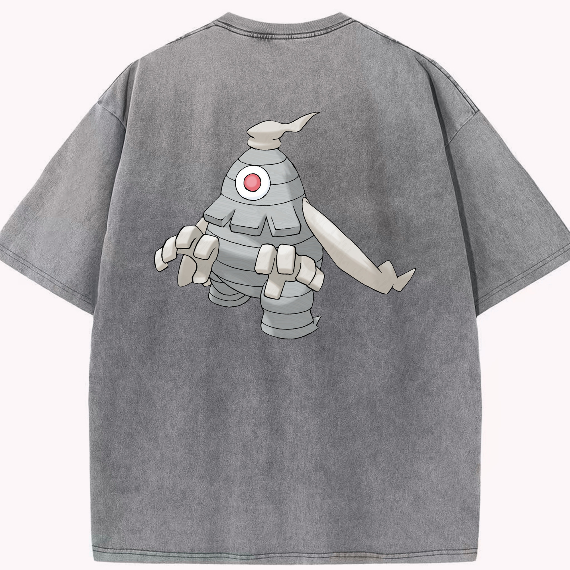（画像用） ポケットモンスター Pokémon 綿100% ヴィンテージ風 半袖Tシャツ（背面プリント）